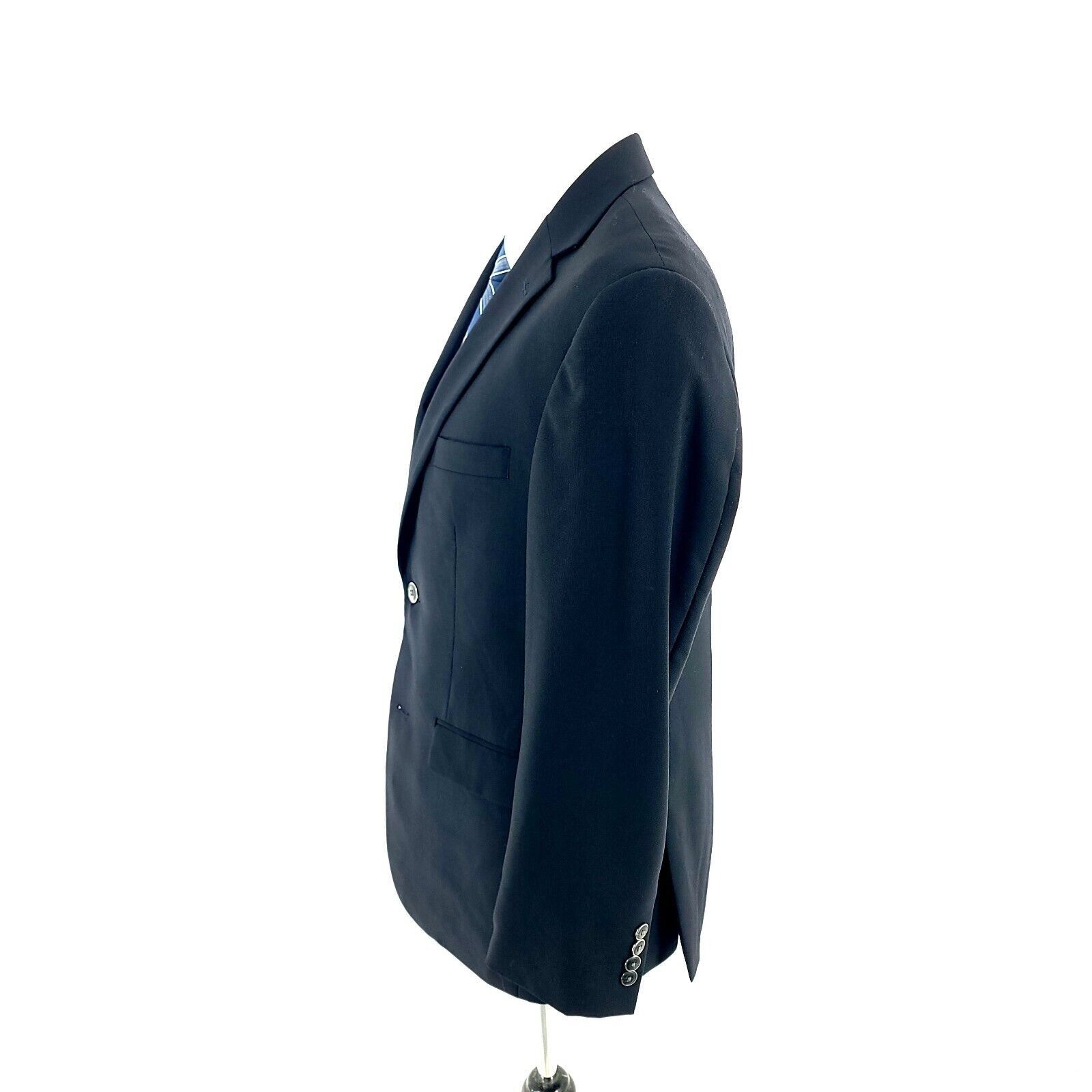 Pronto Uomo Pronto Uomo Wool Polyester 2 Button Blazer 38S Blue Tagged 4 Size 38S - 4 Thumbnail