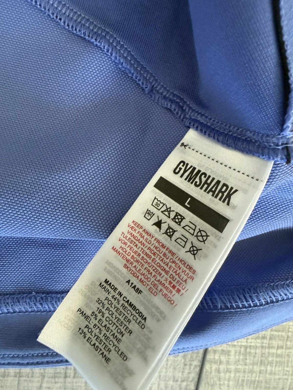 Gymshark Onyx Gym Shark Hoodie Size US L / EU 52-54 / 3 - 5 Thumbnail