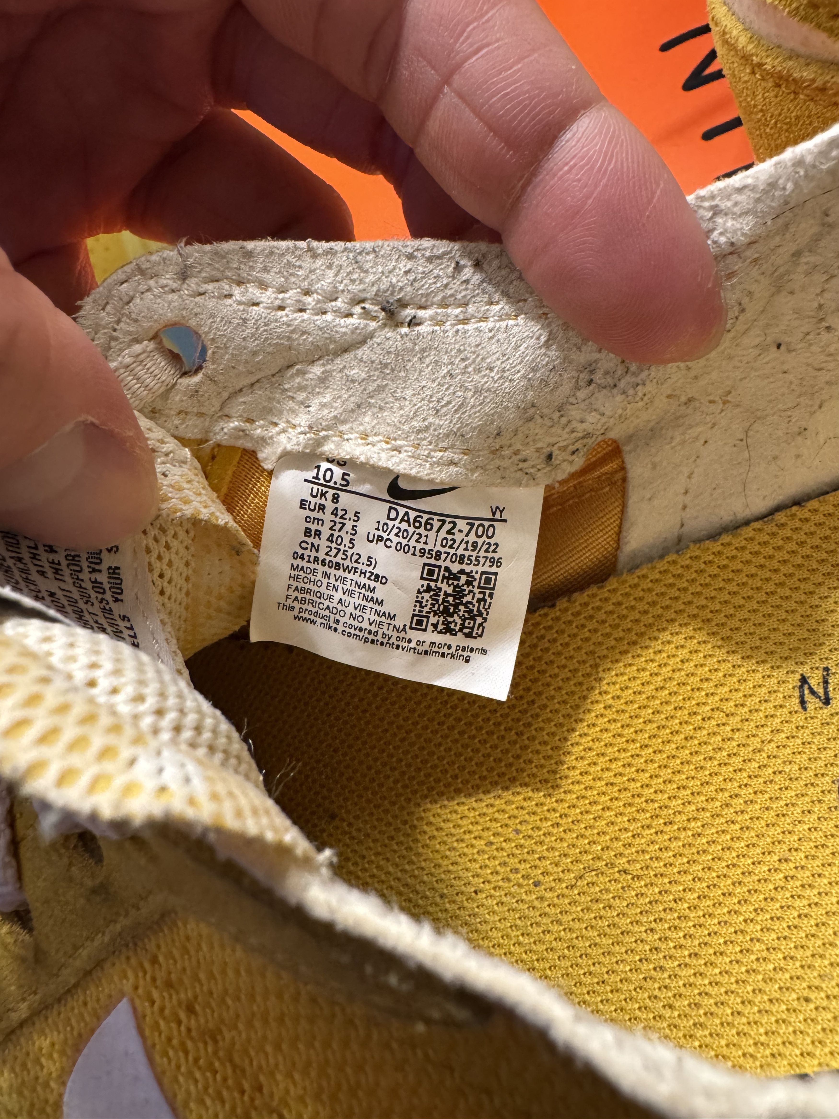 Nike × Tom Sachs Yellow General Purpose Size US 9 / EU 42 - 4 Thumbnail