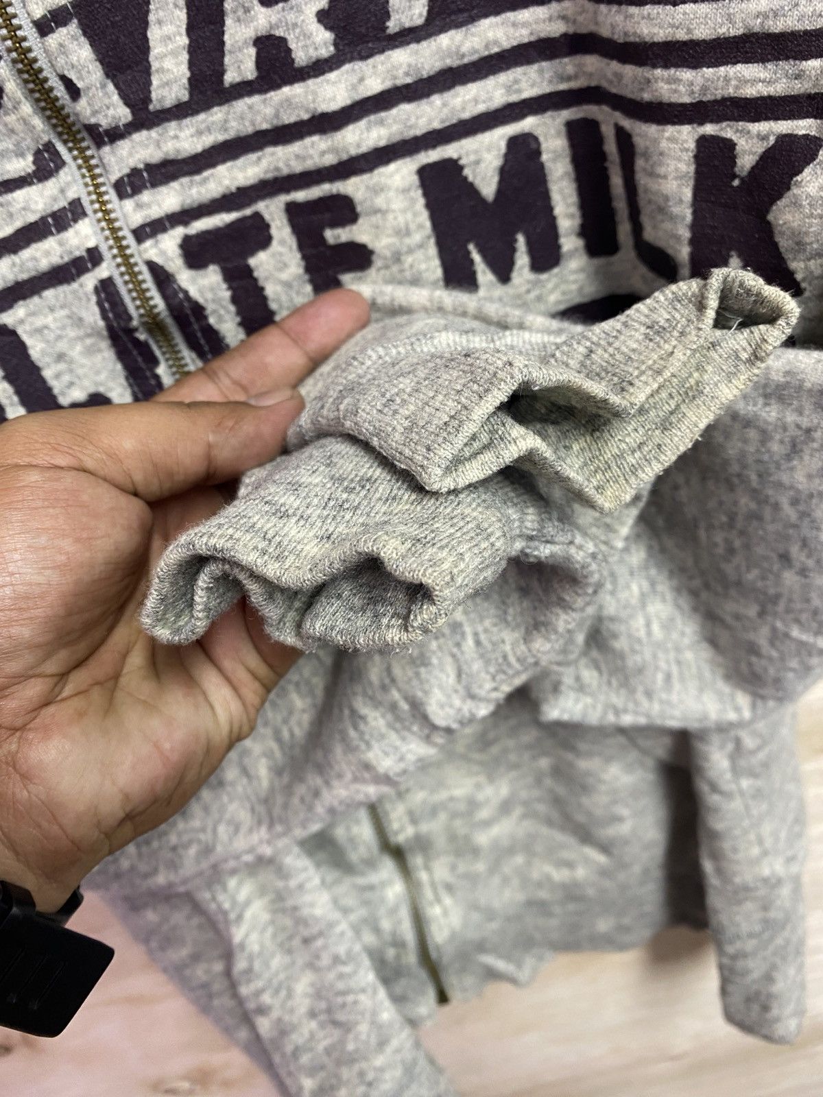 Hysteric Glamour Hysteric Glamour “Glamour Dairy Chocolate Milk” Zip Hoodie Size US L / EU 52-54 / 3 - 4 Thumbnail