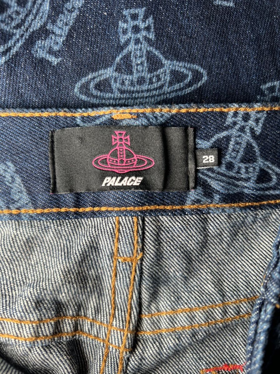 Palace × Vivienne Westwood Vivienne Westwood x Palace Logo Denim Jeans Size US 28 / EU 44 - 10 Thumbnail