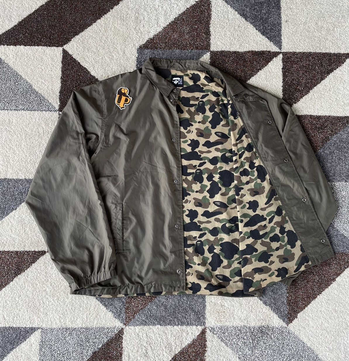 Bape 00’s OG Bape Camo Coach Jacket Size US L / EU 52-54 / 3 - 1 Thumbnail