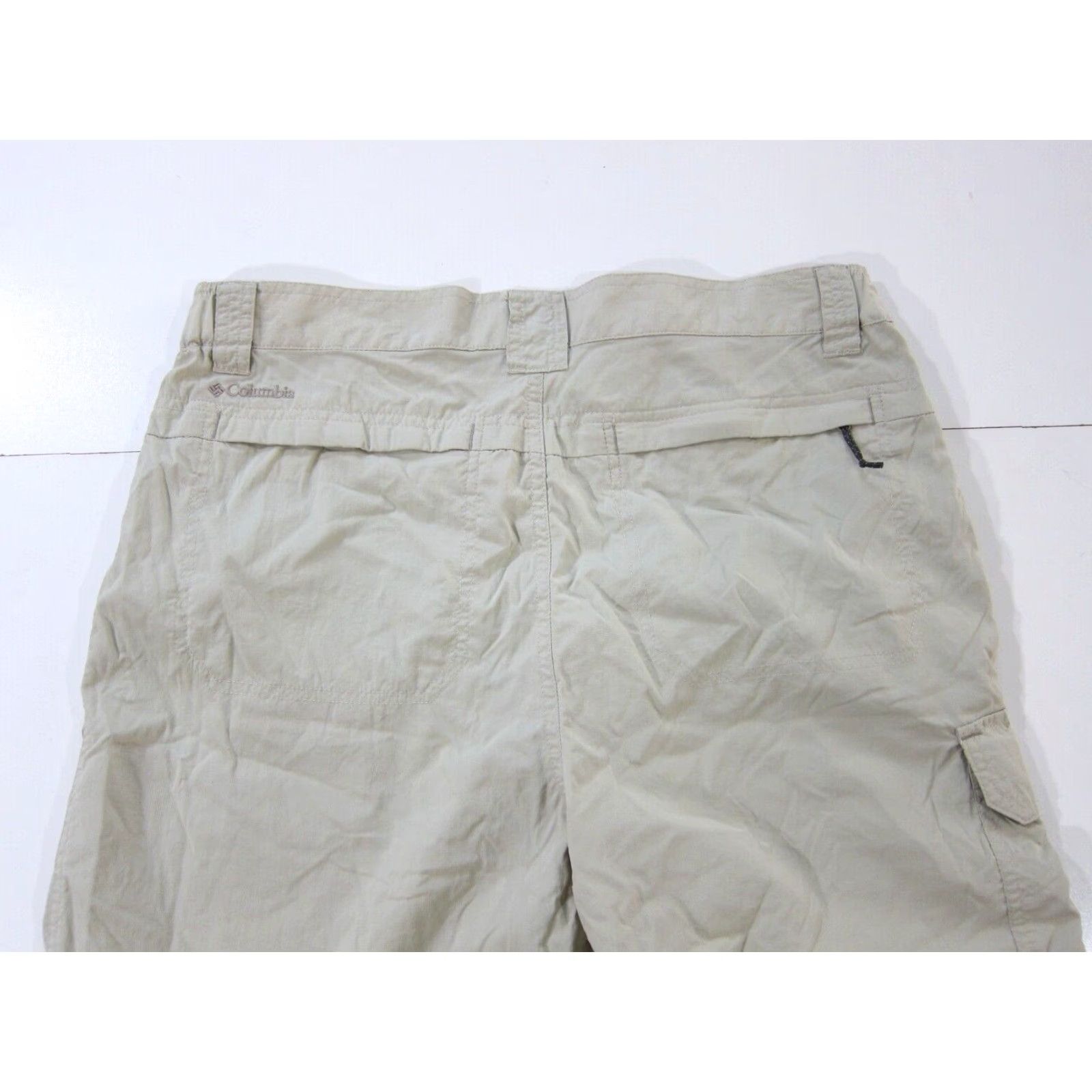 Vintage Columbia Cargo Shorts Hike Travel Bermuda Pocket 5 Pockets M Beige Men Size US 34 / EU 50 - 6 Thumbnail