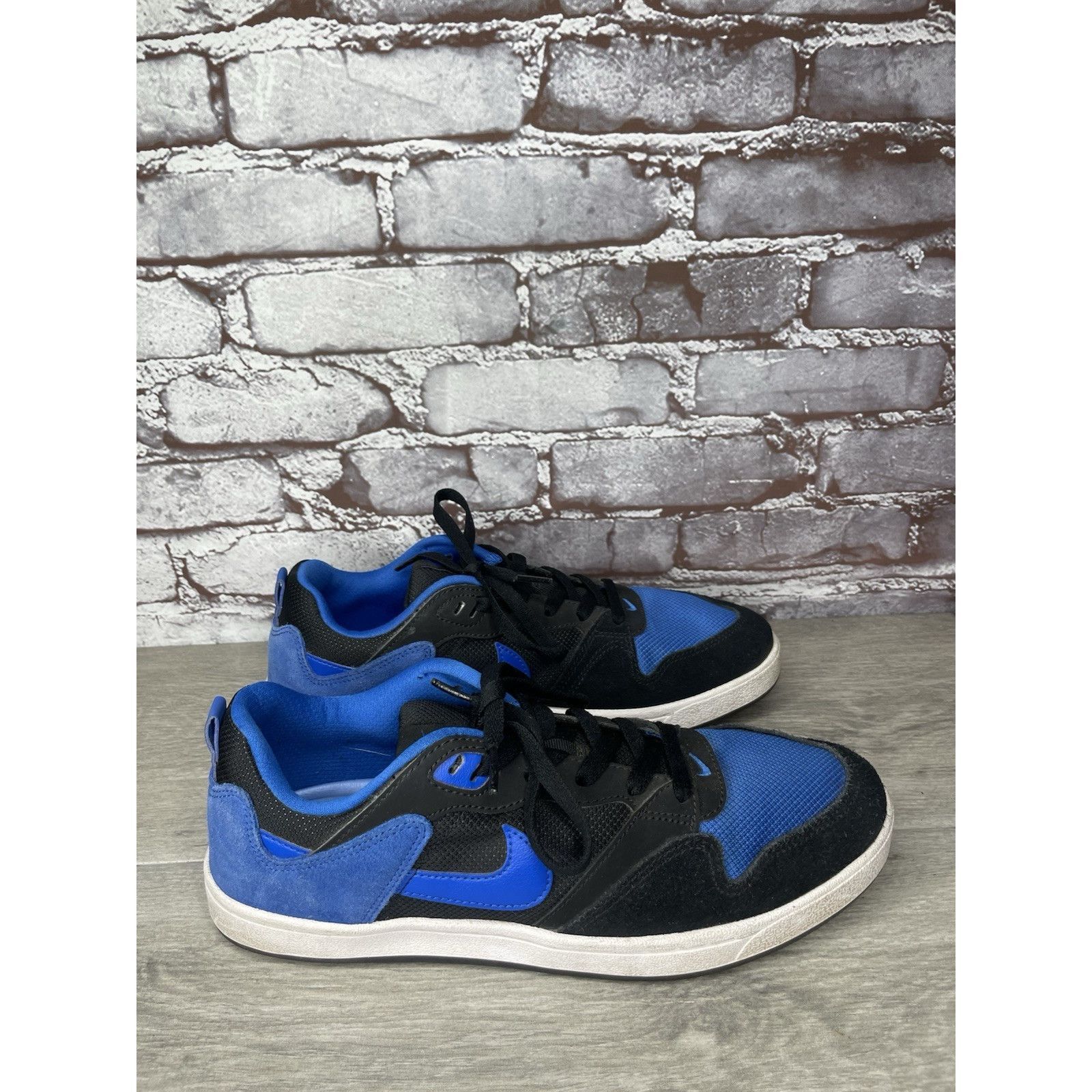 Nike Nike Alleyoop SB Royal Blue Black Synthetic Skate Shoes Men’ Size US 10.5 / EU 43-44 - 16 Thumbnail