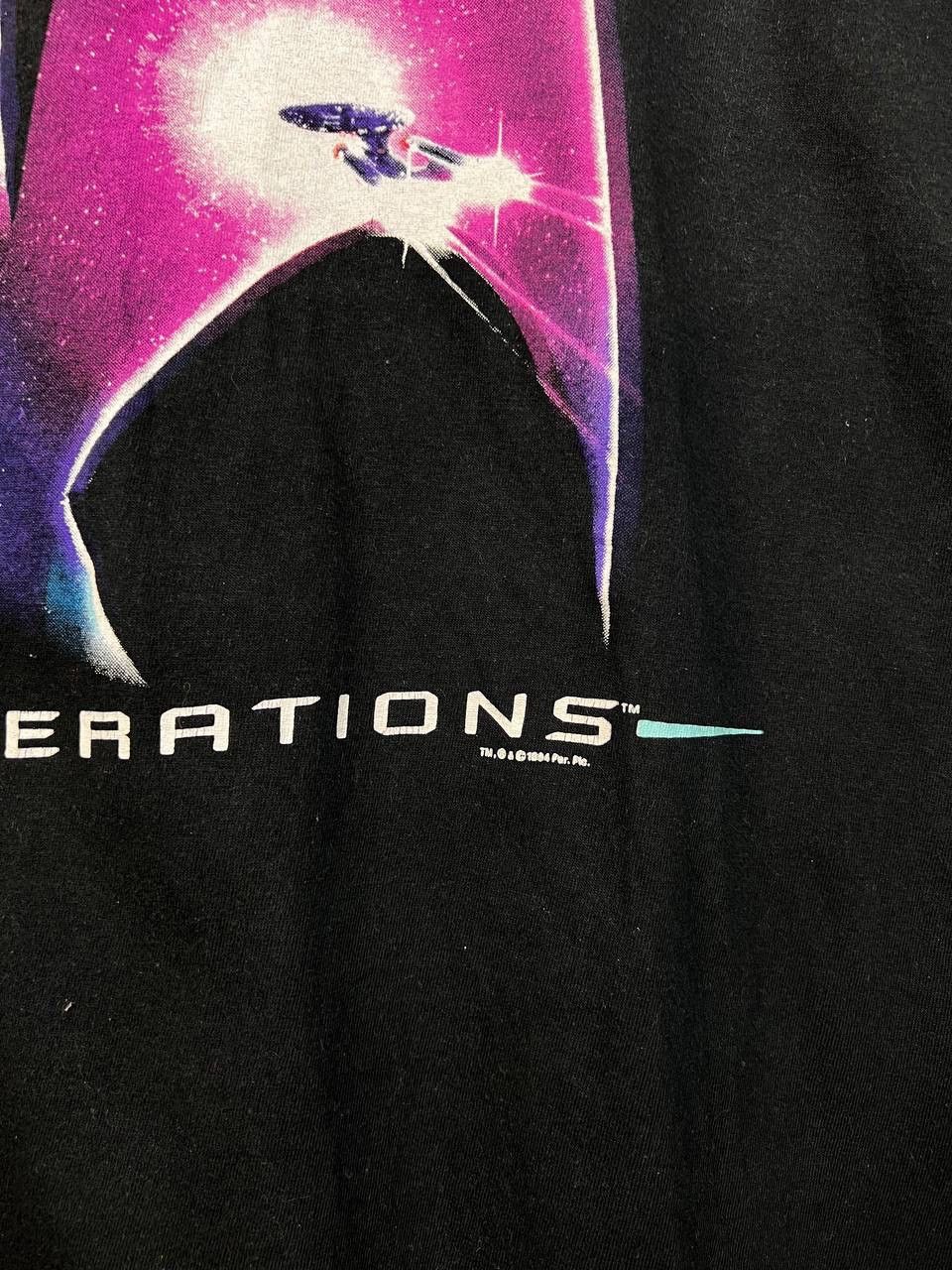 Vintage Star Trek Generations 1994 movie t-shirts size XL Size US XL / EU 56 / 4 - 5 Thumbnail