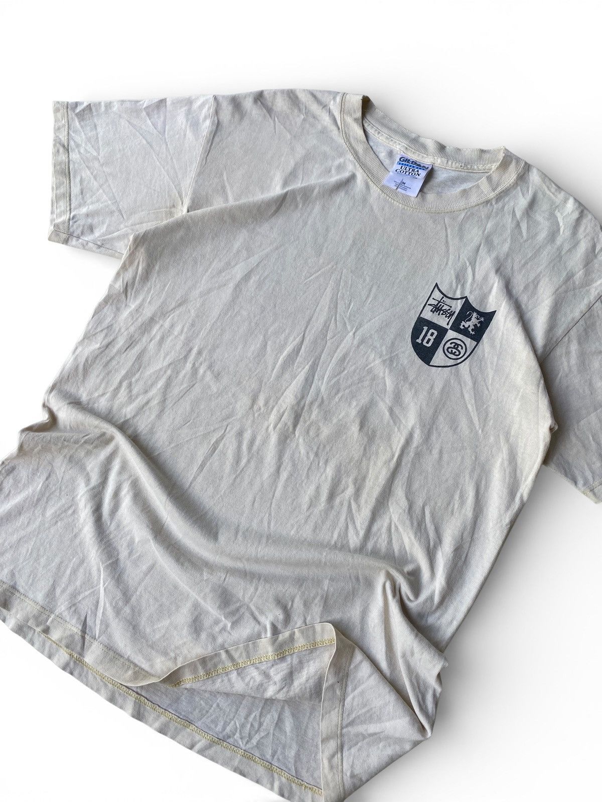 Vintage Stussy Crest Logo Double Sided T Shirt Streetwear Skate Surf Size US M / EU 48-50 / 2 - 5 Thumbnail