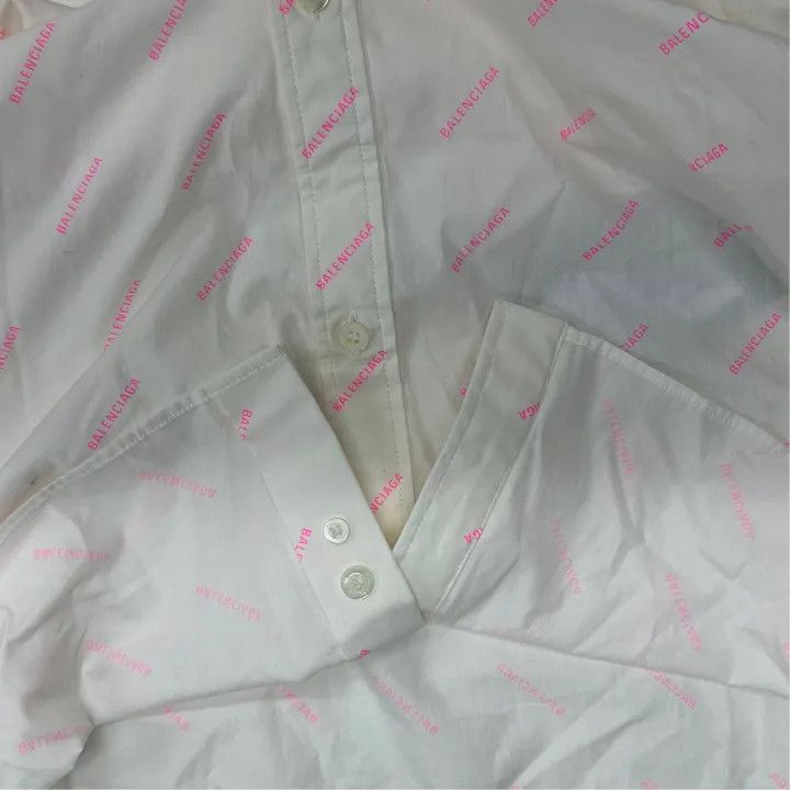 Balenciaga Balenciaga Balenciaga Logo Short Sleeve Shirt for Men -250 Size US M / EU 48-50 / 2 - 8 Thumbnail