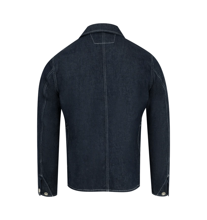 C.P. Company o1h1sh10525 3-1 Denim Chore Jacket in Navy Blue Size US S / EU 44-46 / 1 - 2 Thumbnail