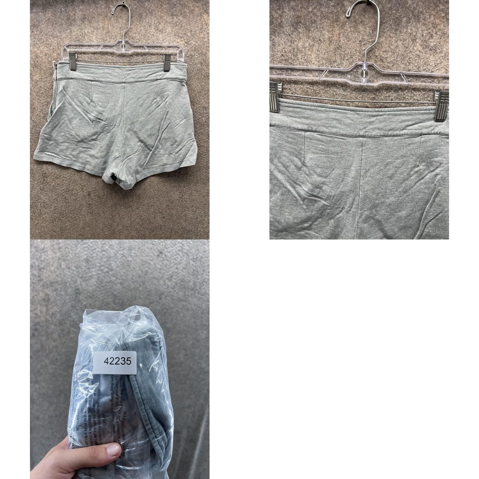 TravisMathew Travis Mathew Shorts Women Medium Gray Sweat Elastic Waist 4 Inseam Lounge Size 32" / US 10 / IT 46 - 8 Thumbnail