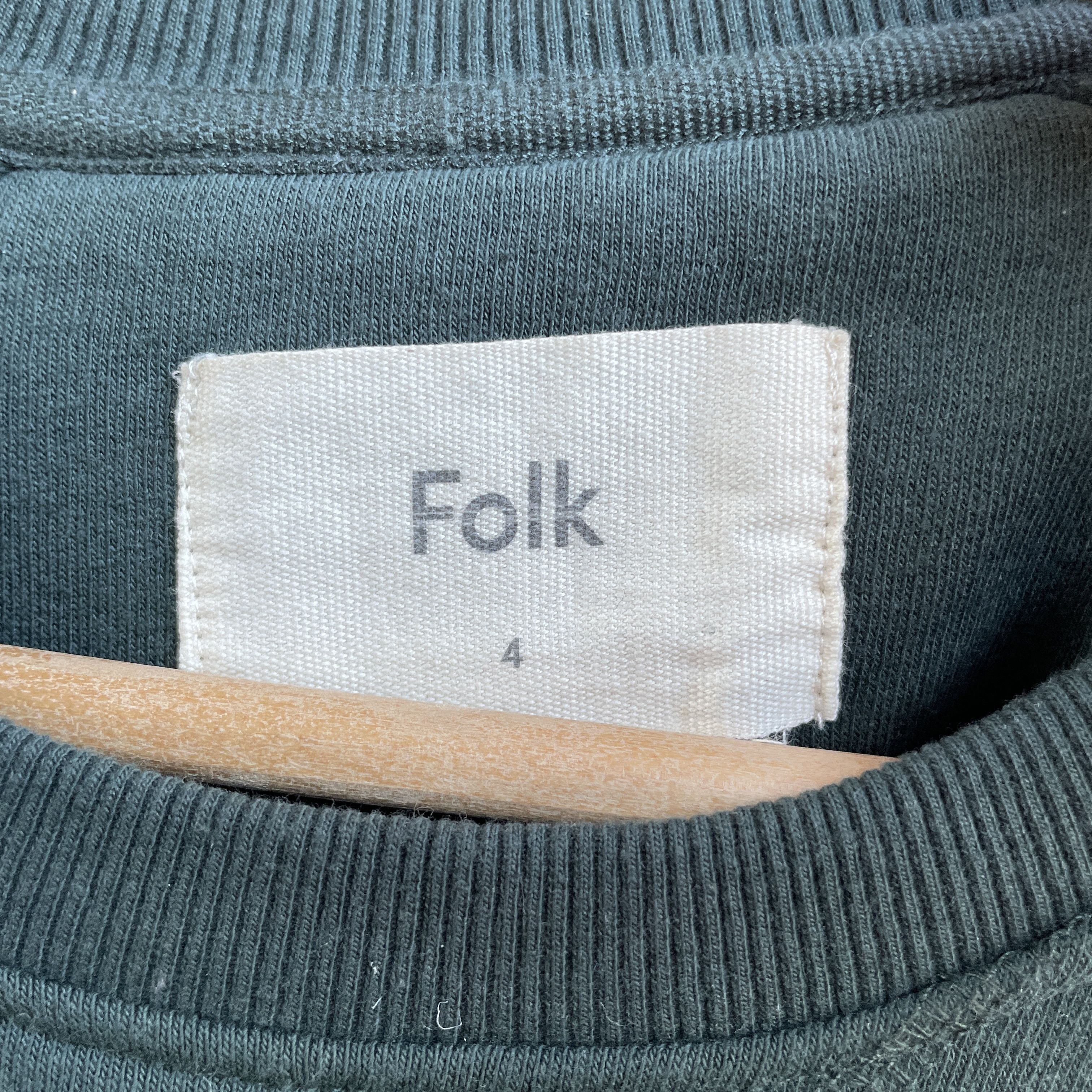 Folk Folk Green Crew Neck Sweatshirt Size 4 Size US XL / EU 56 / 4 - 6 Thumbnail