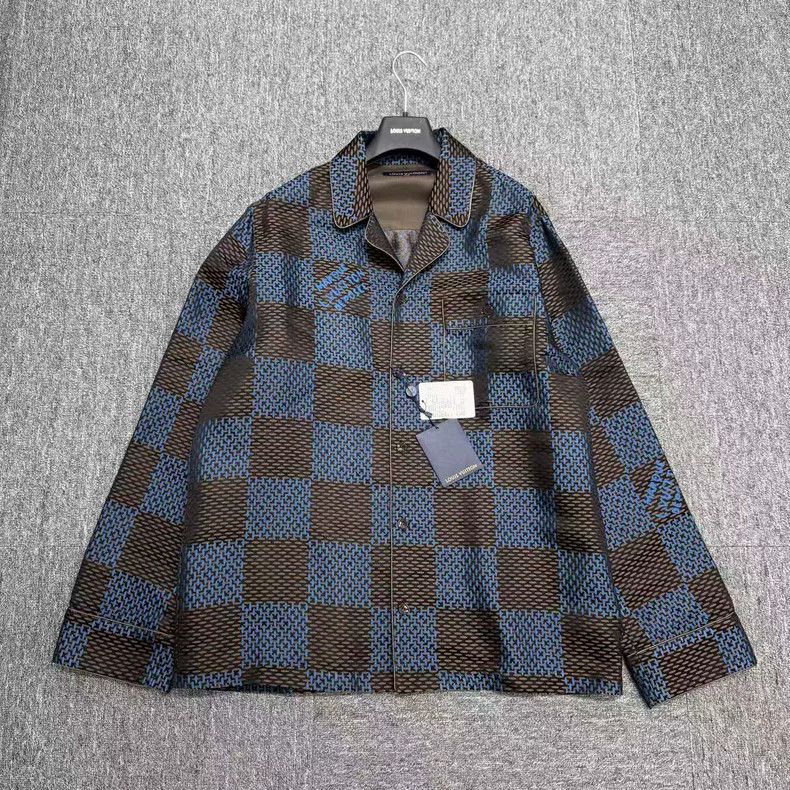 Louis Vuitton Louis Vuitton Fei Dong Chessboard Gesang Silk Jacket 2501-N Size US M / EU 48-50 / 2 - 1 Thumbnail