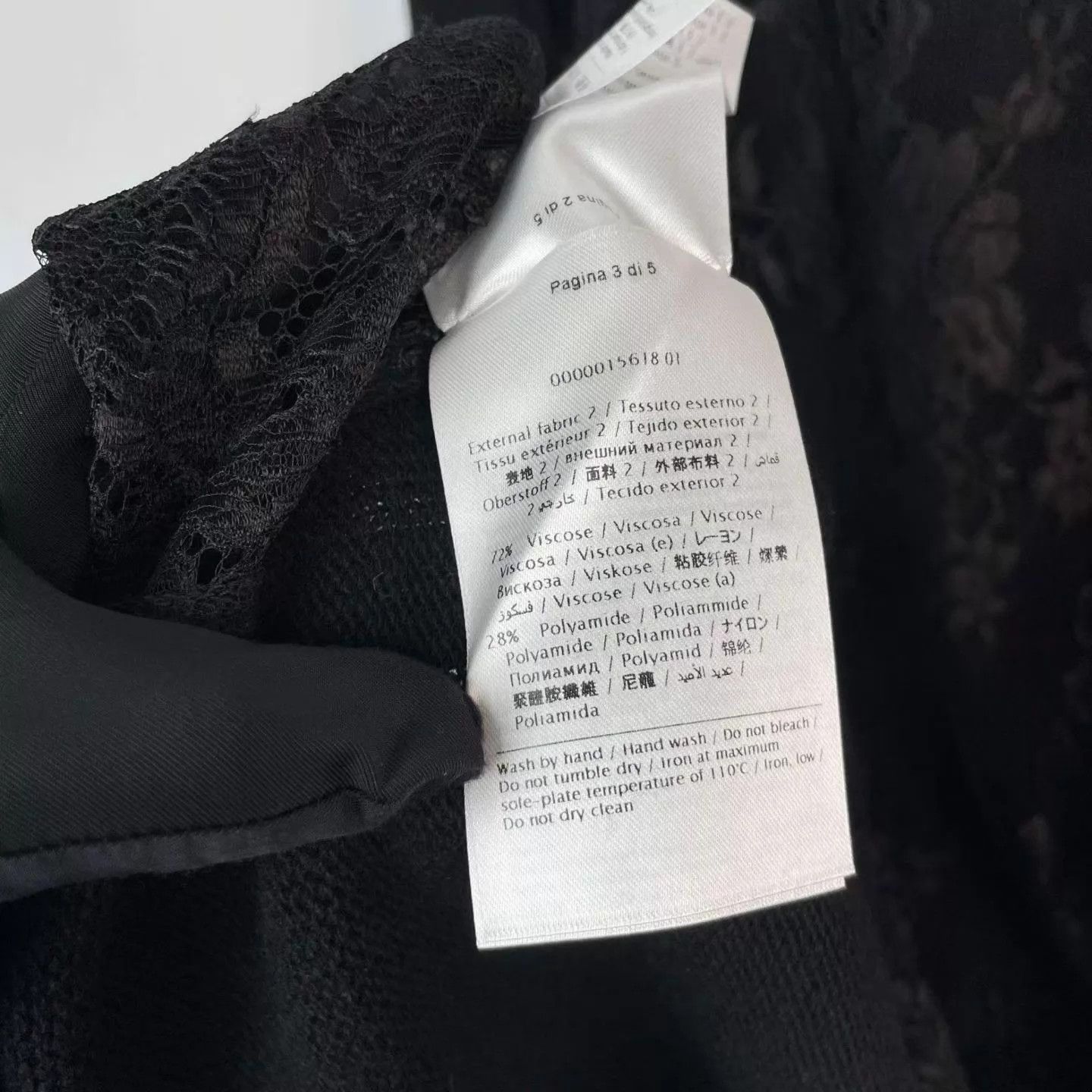 Valentino Valentino Black Lace Dress L Size L / US 10 / IT 46 - 5 Thumbnail