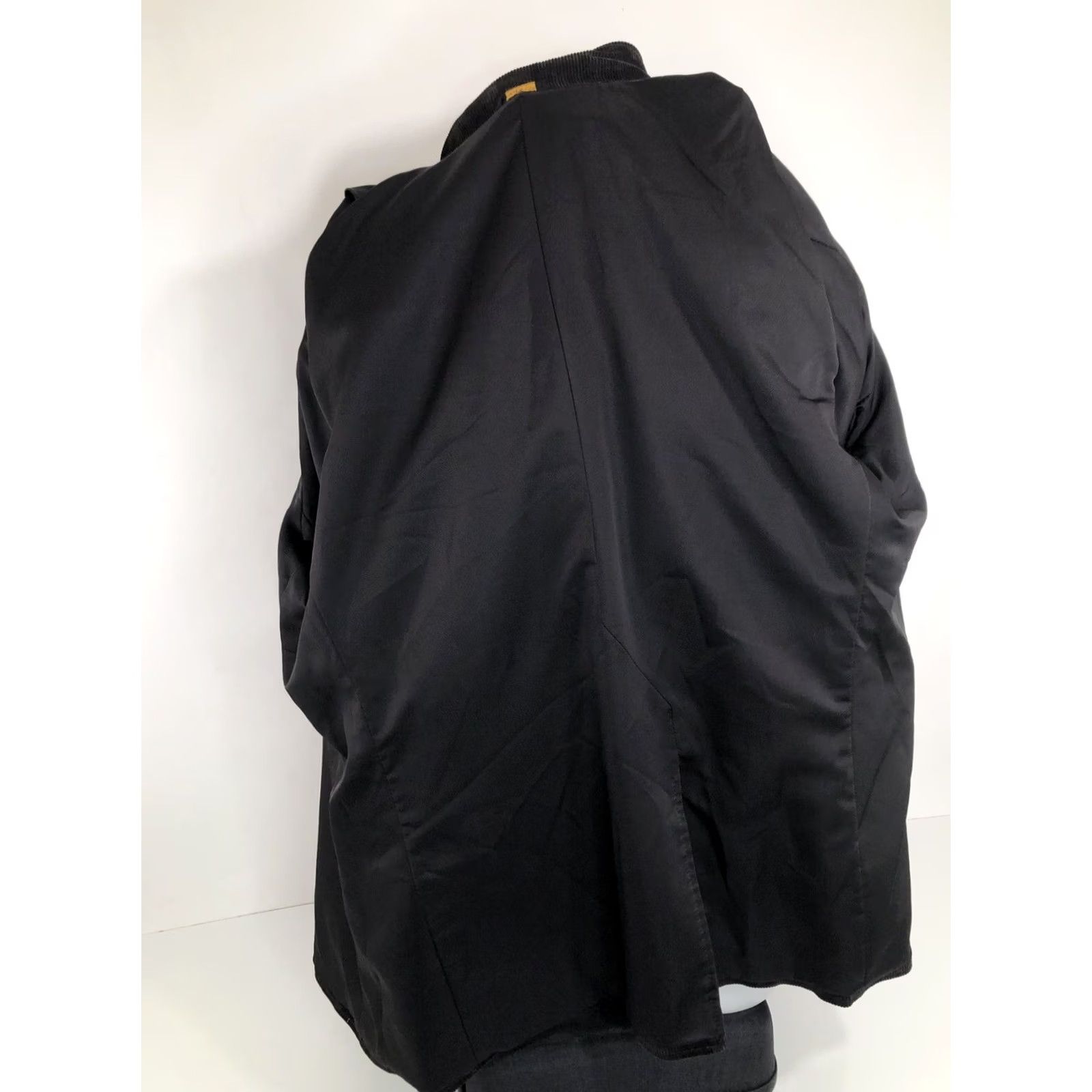 Vintage Pioneer Wear Corduroy Mens Jacket Blazer Western Elbow Patch 48 Black Vintage JE Size 48R - 6 Thumbnail