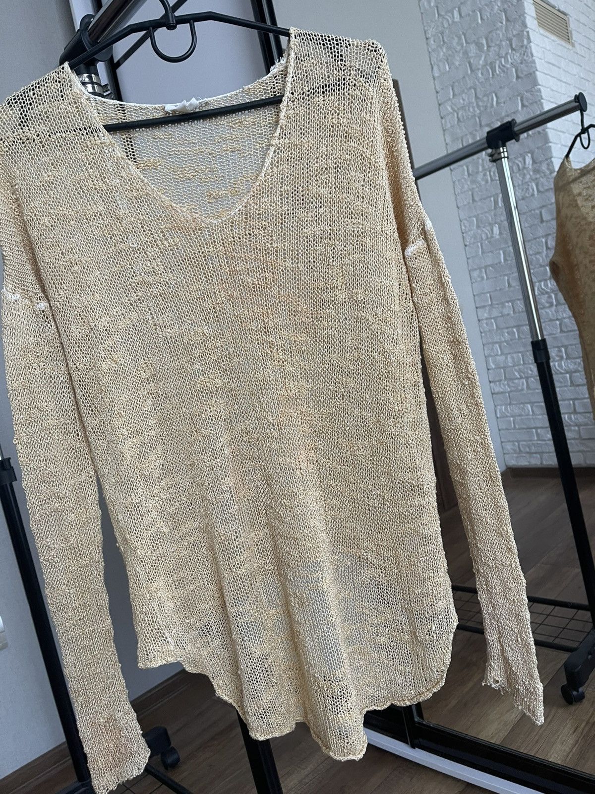 Helmut Lang Helmut Lang Silk Pullover Sweater Asymmetrical Size US S / EU 44-46 / 1 - 8 Thumbnail