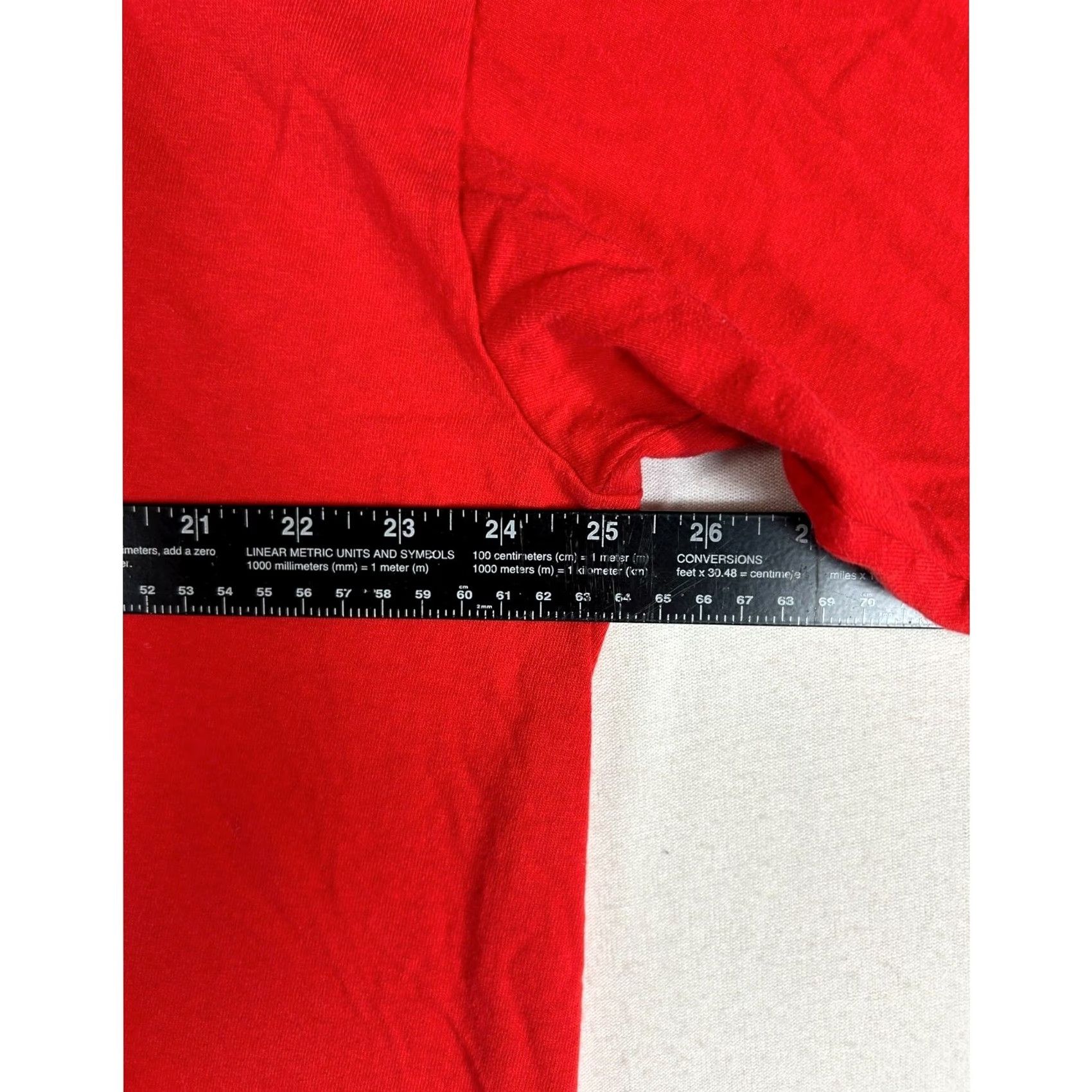 TEE JAYS Tee Jays T-Shirt Mens XL Red Graphic Print Cotton Crew Neck Motorcycle Hawg Size US XL / EU 56 / 4 - 6 Thumbnail