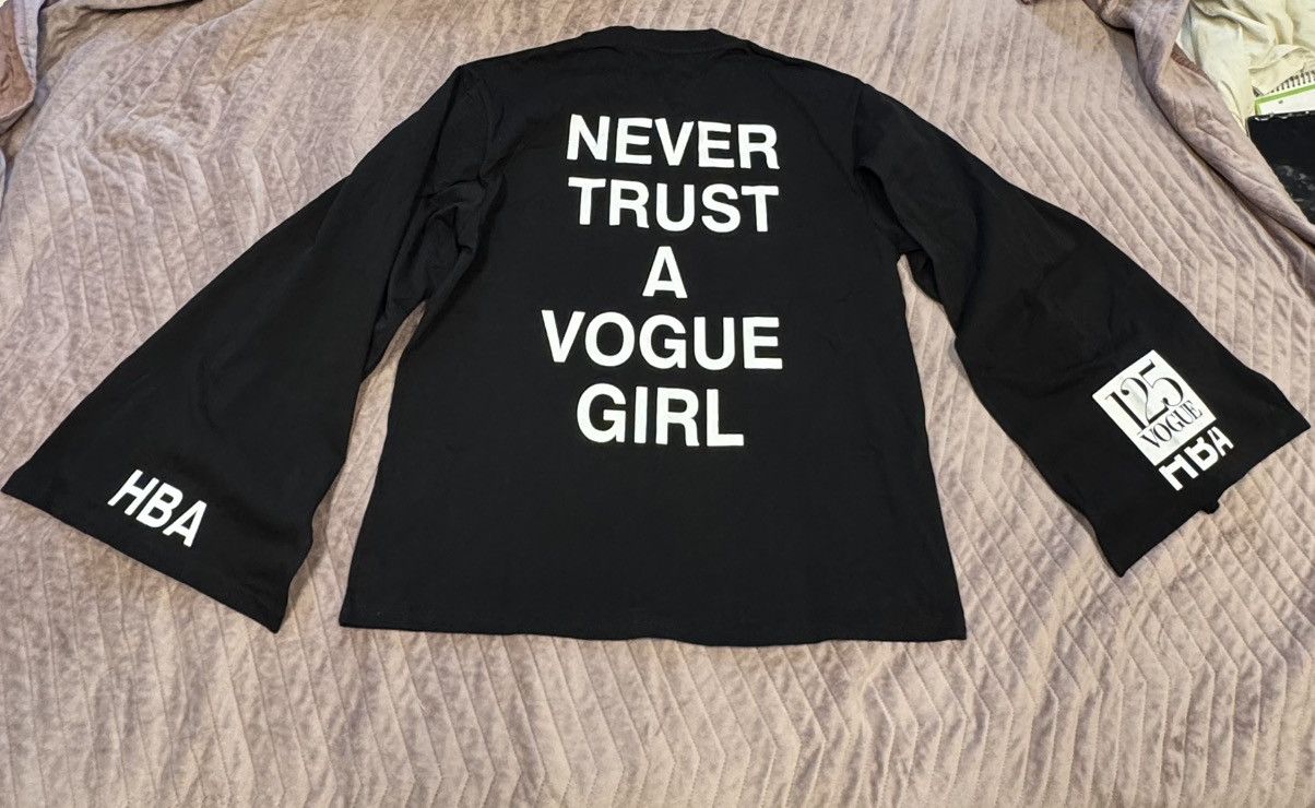Hood By Air × Vogue HBA x Vogue 125th anniversary longsleeve | Grailed