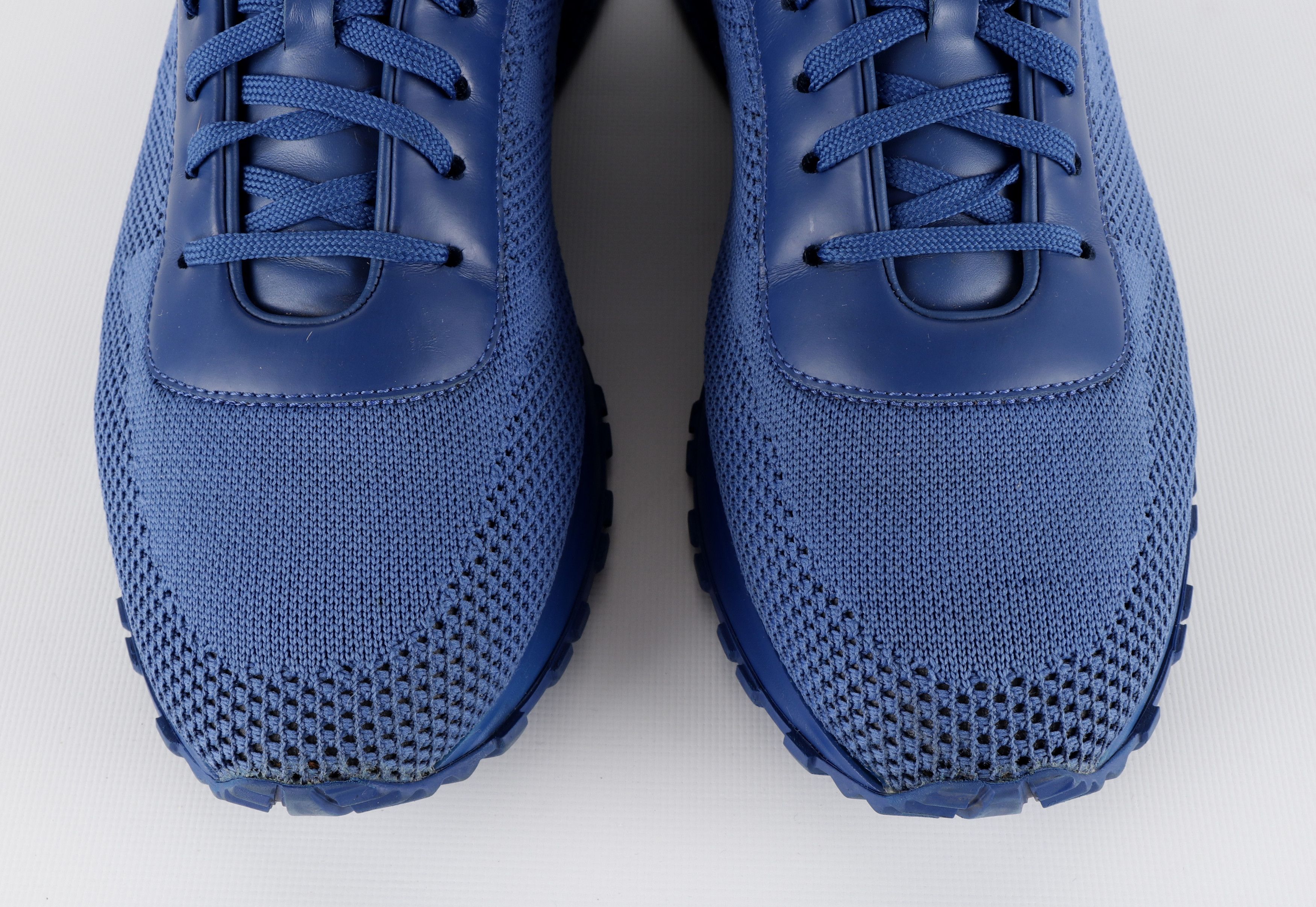 Louis Vuitton Louis Vuitton Run Away Damier Blue Mesh Sneakers Size US 10 / EU 43 - 4 Thumbnail