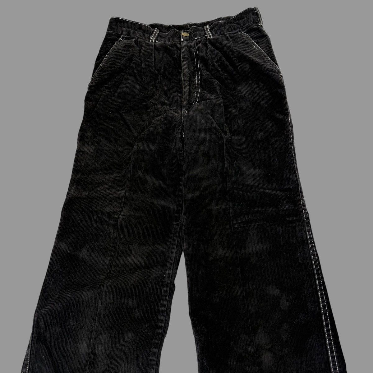 Vintage Vintage 1970s black corduroy pants Size US 28 / EU 44 - 4 Thumbnail