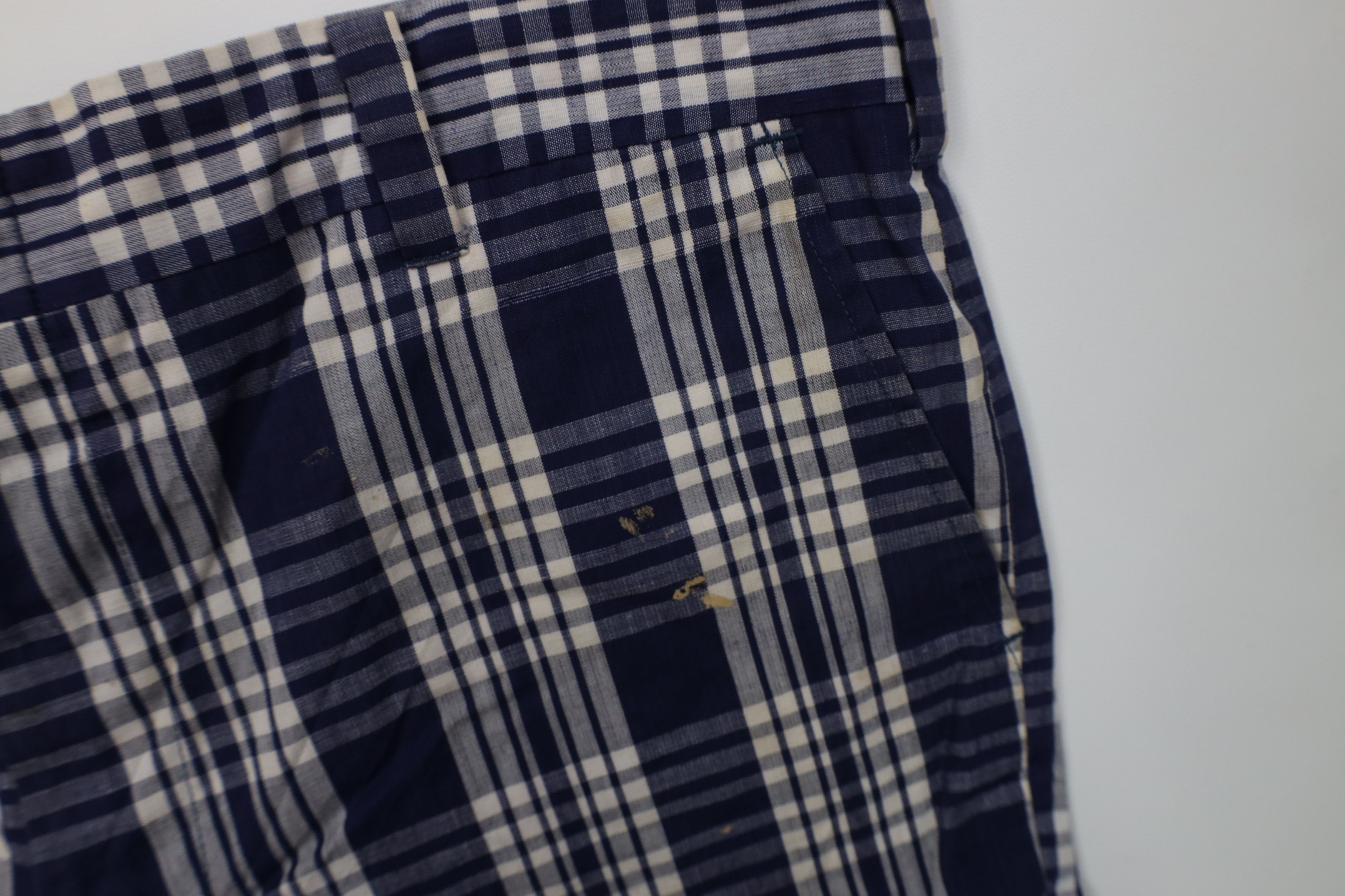 Vintage Vintage 50s 60s Streetwear Above Knee Chino Shorts Blue Size US 38 / EU 54 - 6 Thumbnail