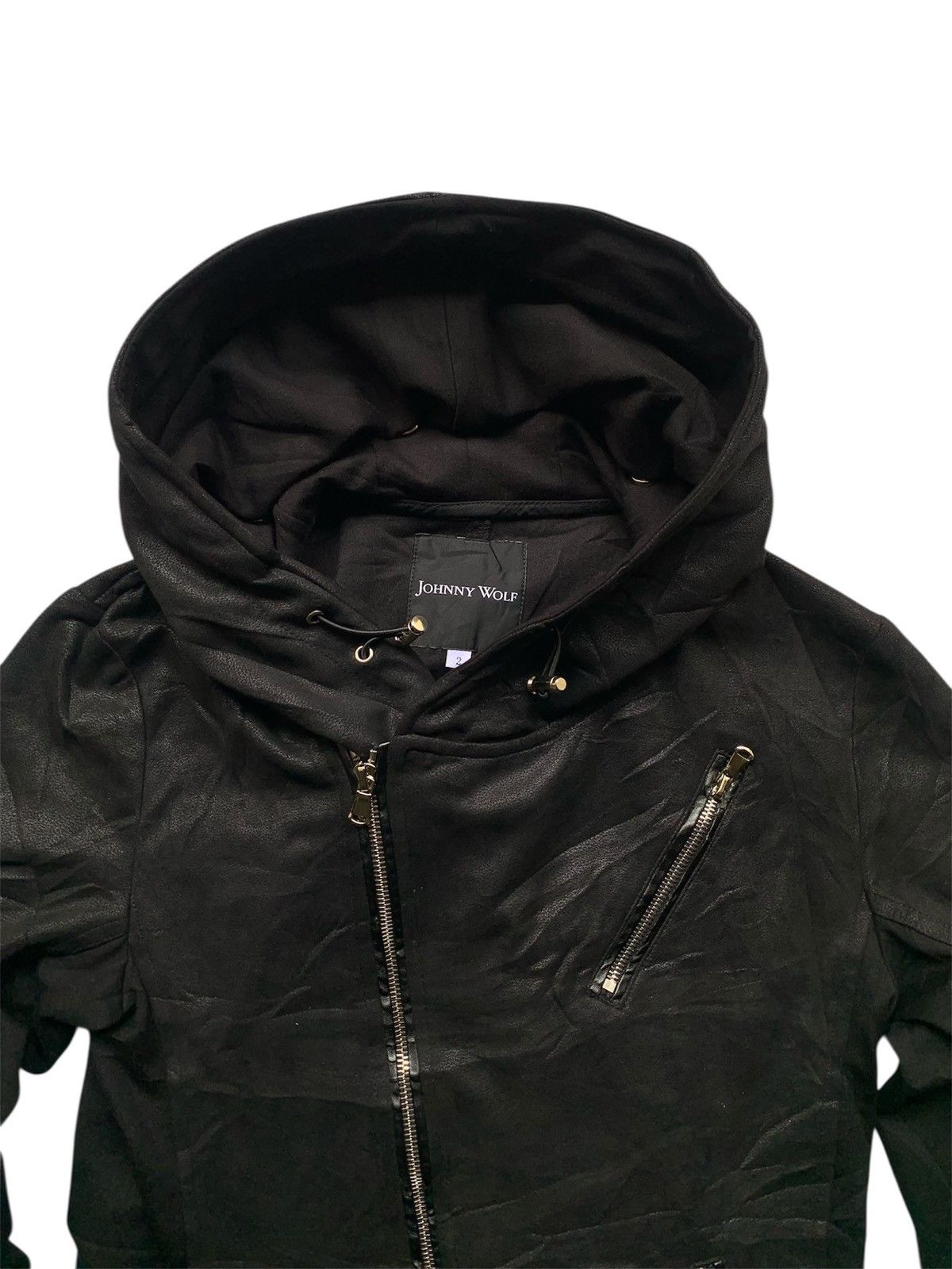 BUFFALO BOBS Johnny wolf asymmetric hooded bono jacket Size US M / EU 48-50 / 2 - 3 Thumbnail