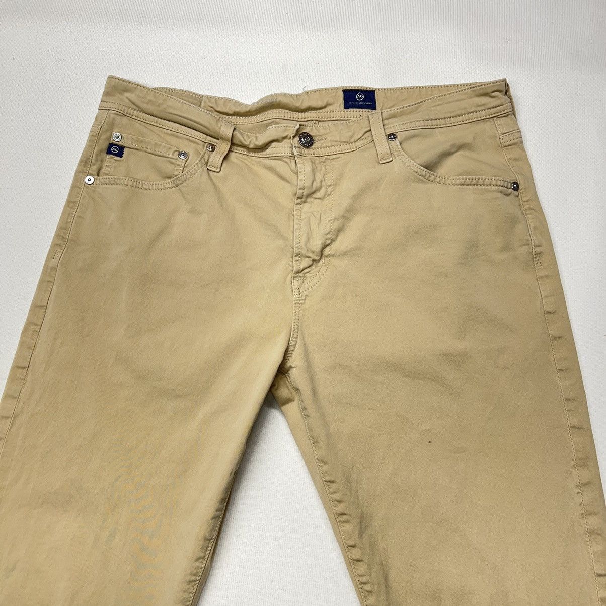 AG Adriano Goldschmied AG Adriano Goldschmied Pants Khaki Everett Slim Straight Size US 36 / EU 52 - 8 Thumbnail