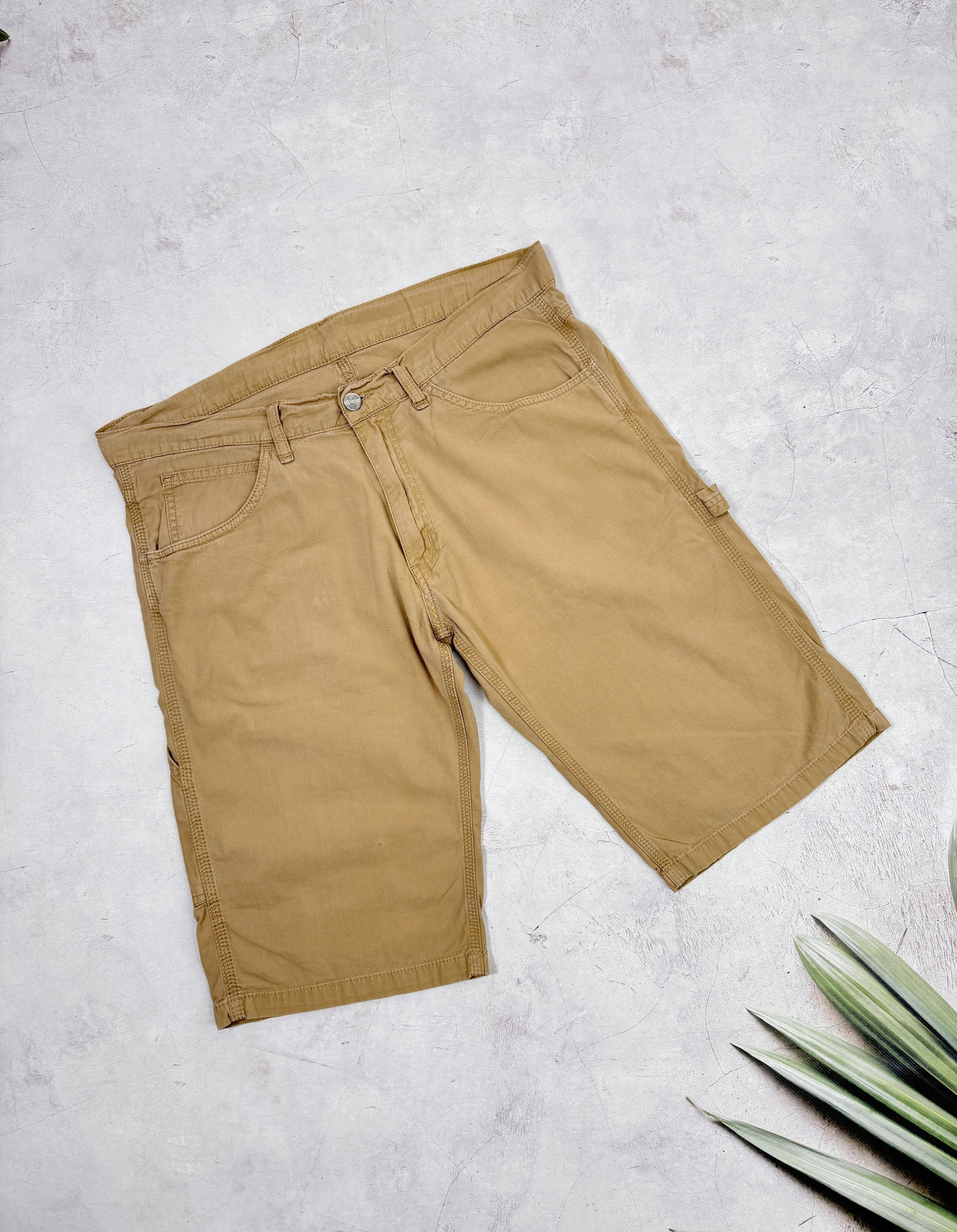 Carhartt × Vintage Carhartt Fort Bermuda Shorts Beige Sand Y2K Size US 32 / EU 48 - 3 Thumbnail
