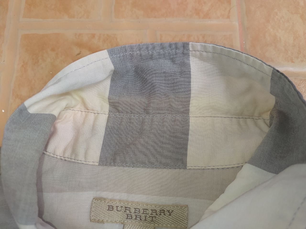 Burberry BURBERRY BRIT CHECKED BROWN SHIRT SIZE Size US S / EU 44-46 / 1 - 6 Thumbnail
