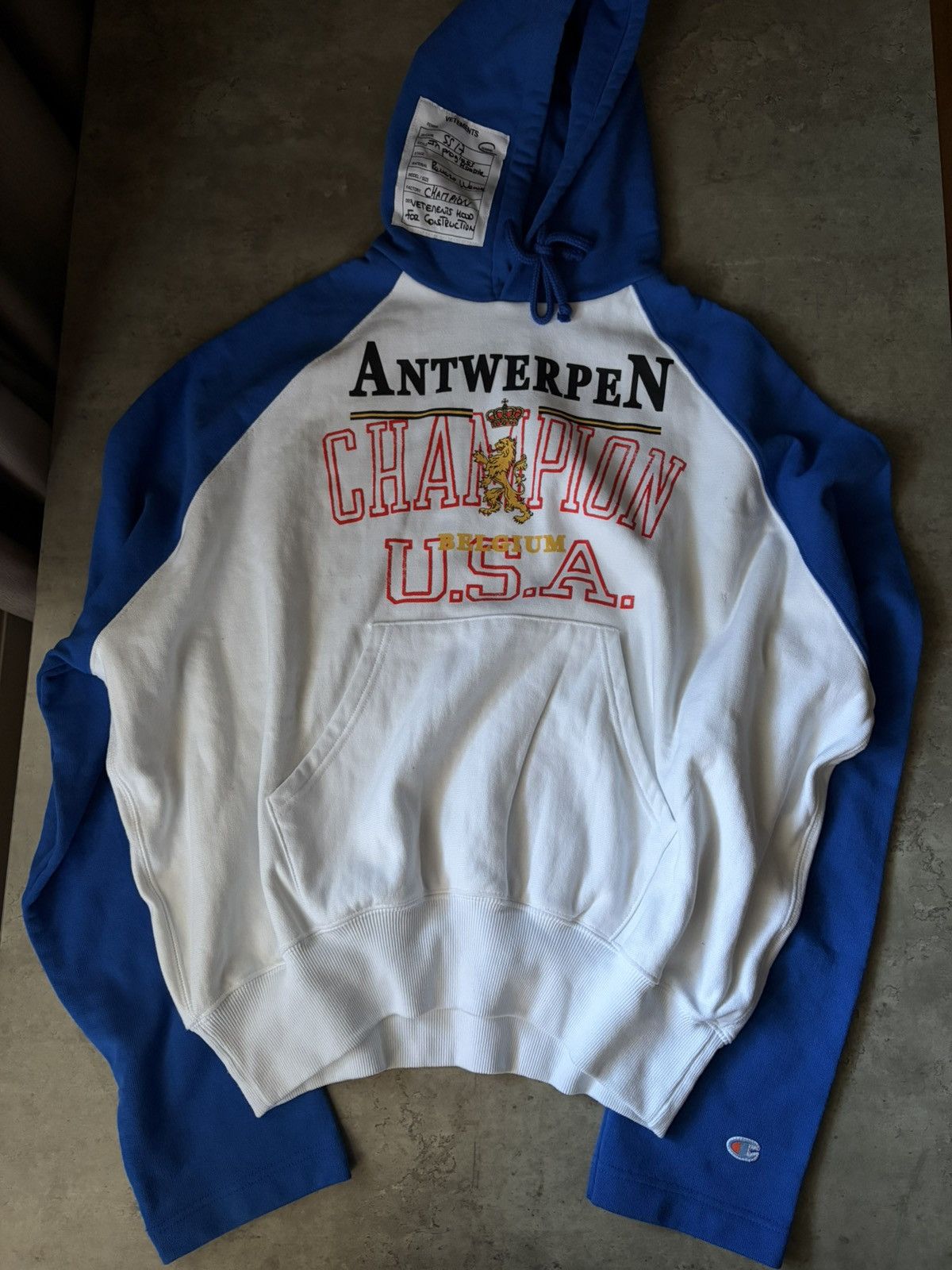 Vetements Vetements Aw18 Antwerpen Hoodie | Grailed