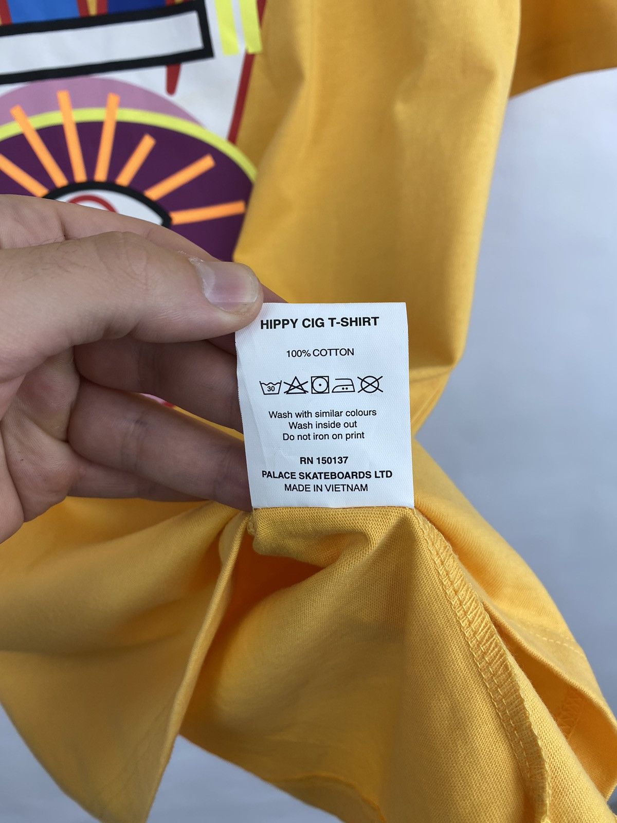 Palace ☯️🪬✌️ Vintage 90s Palace Hippy Cig t-shirt rare retro hype Size US S / EU 44-46 / 1 - 7 Thumbnail