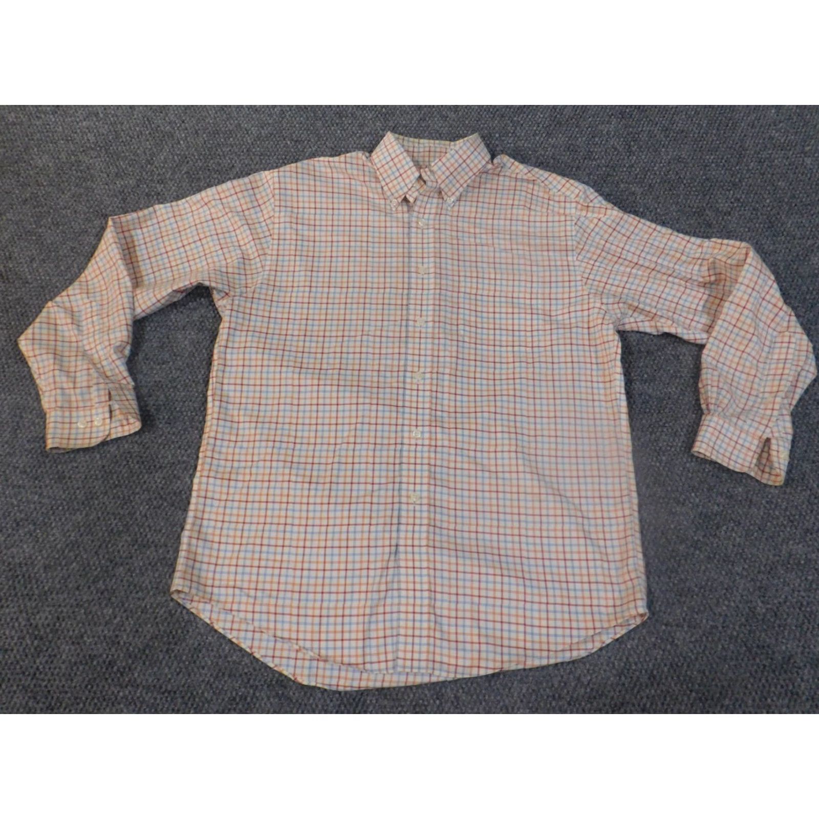 Brooks Brothers Brooks Brothers Shirt Mens Medium Red Beige Plaid Button-Up Casual Size US M / EU 48-50 / 2 - 2 Thumbnail