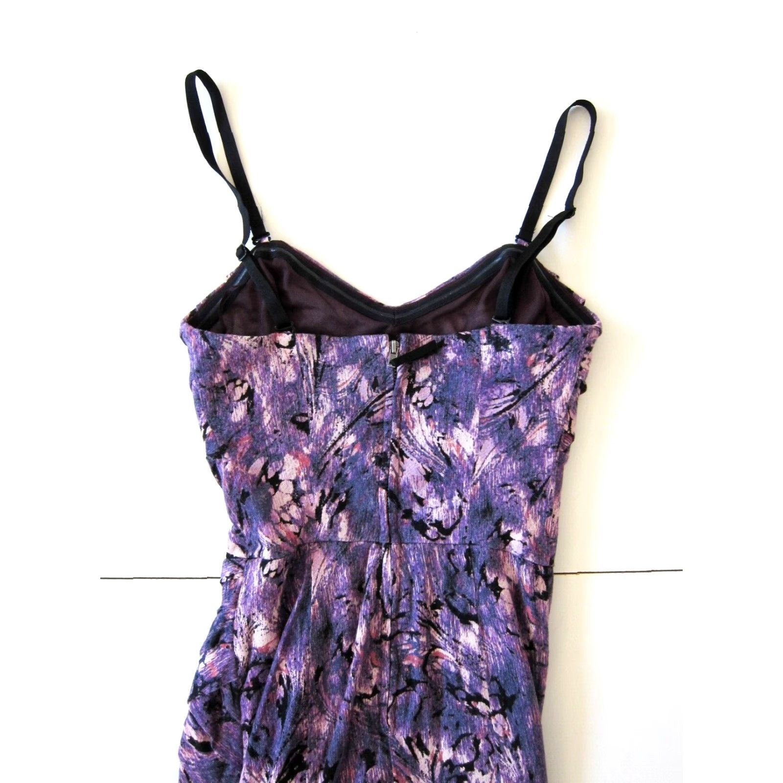 Guess GUESS Dress 100% Rayon Stretch Purple Pink Bodycon Slip XS Womens Size XS / US 0-2 / IT 36-38 - 4 Thumbnail