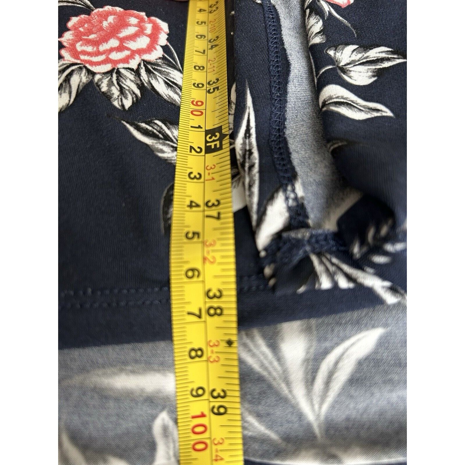 Other Lane Bryant Womens Blue Floral Faux Wrap Dress Sz 14/16 Stre Size XL / US 12-14 / IT 48-50 - 7 Thumbnail