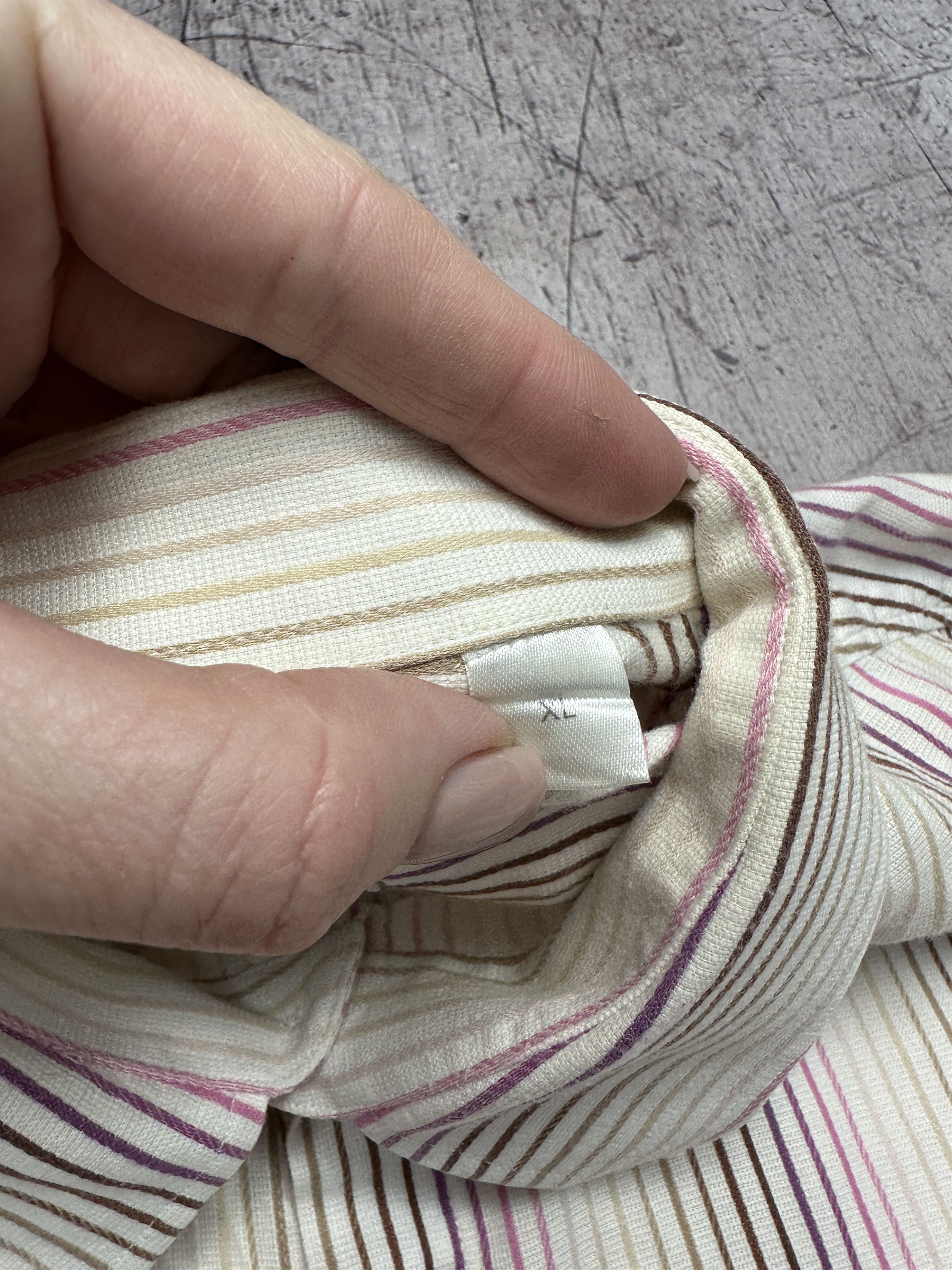 Other Yves Saint Laurent YSL Mens Short Sleeve Striped Shirt Size US XL / EU 56 / 4 - 4 Thumbnail