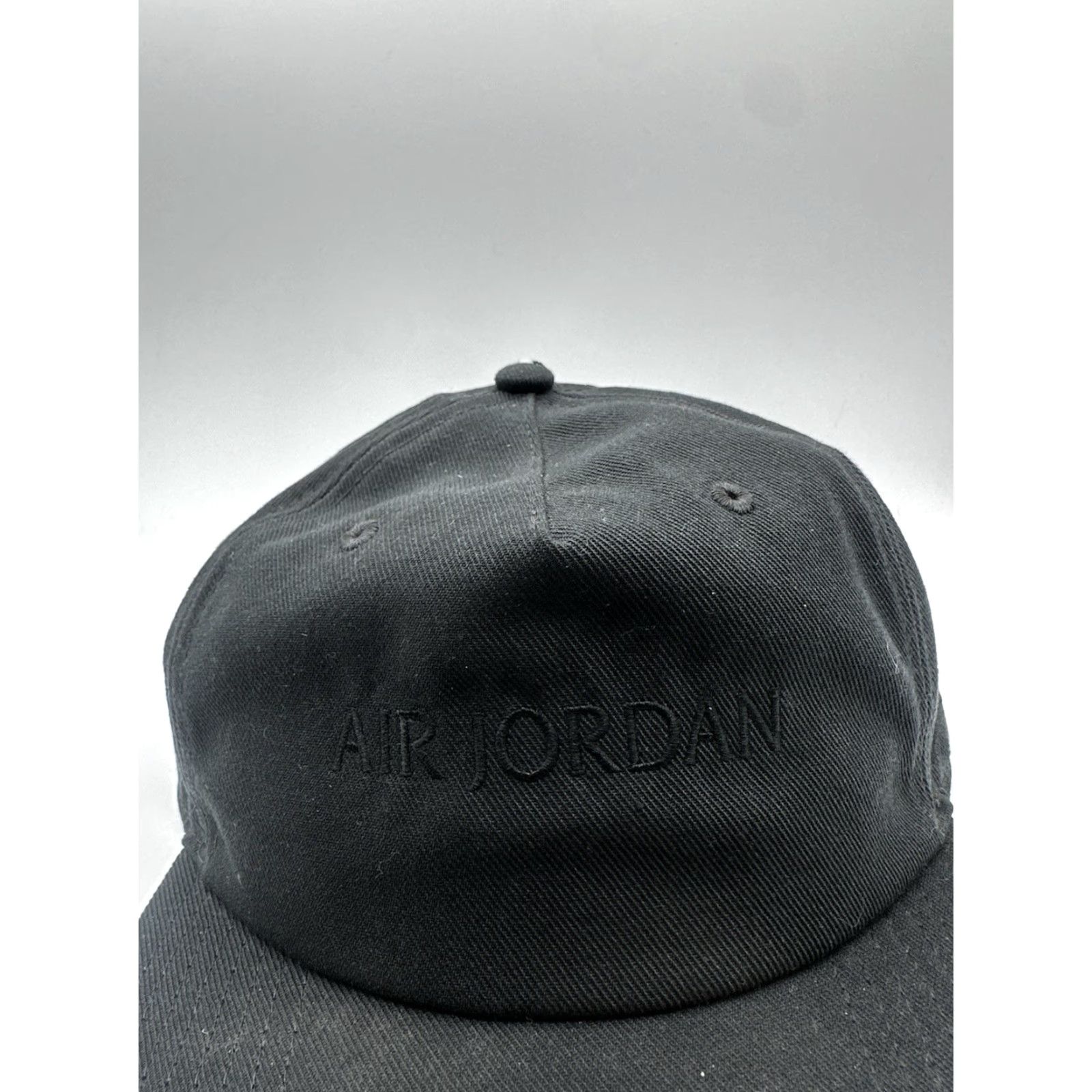Jordan Brand Air Jordan Hat Black Adjustable Strapback Cap Small / Medium Tonal Logo Mens Baseball Cap Size ONE SIZE - 2 Thumbnail