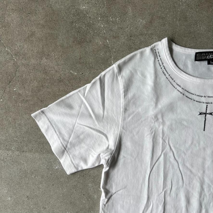 Jean Paul Gaultier Trompe-l'œil Cross Necklace Tee Size US S / EU 44-46 / 1 - 4 Thumbnail