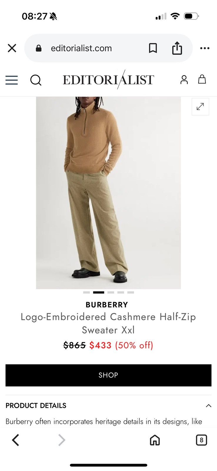 Burberry BURBERRY cashmere jumper SEE PHOTOS FOR REAL TAPE MEASUREMEN Size US S / EU 44-46 / 1 - 22 Thumbnail