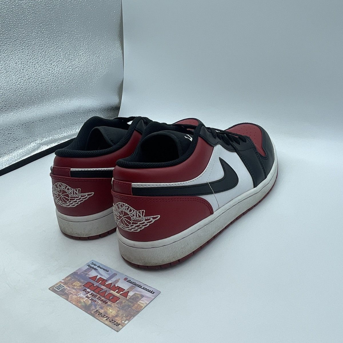 Jordan Brand Air Jordan 1 low bred toe Size US 10.5 / EU 43-44 - 5 Thumbnail