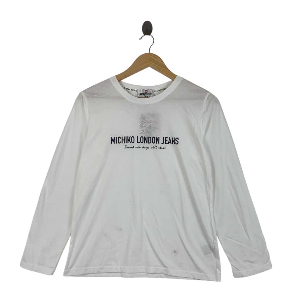 Vintage MICHIKO LONDON JEANS Koshino Tee Shirt Top