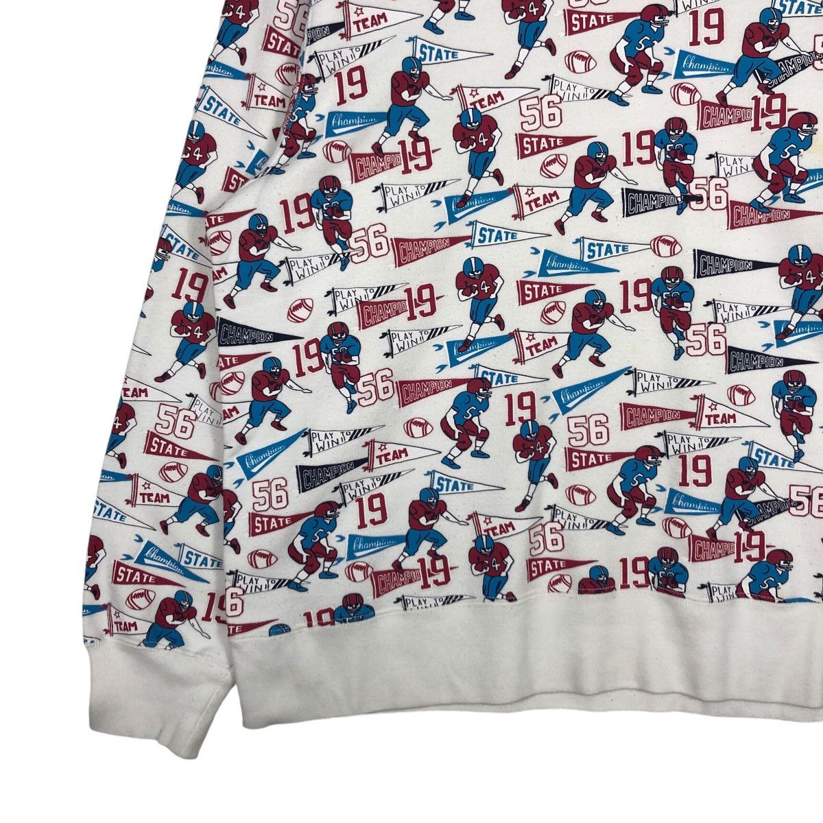 Champion × Japanese Brand × Vintage Vintage Champion Full Print Rare Baseball Rugby Large Size US L / EU 52-54 / 3 - 3 Thumbnail