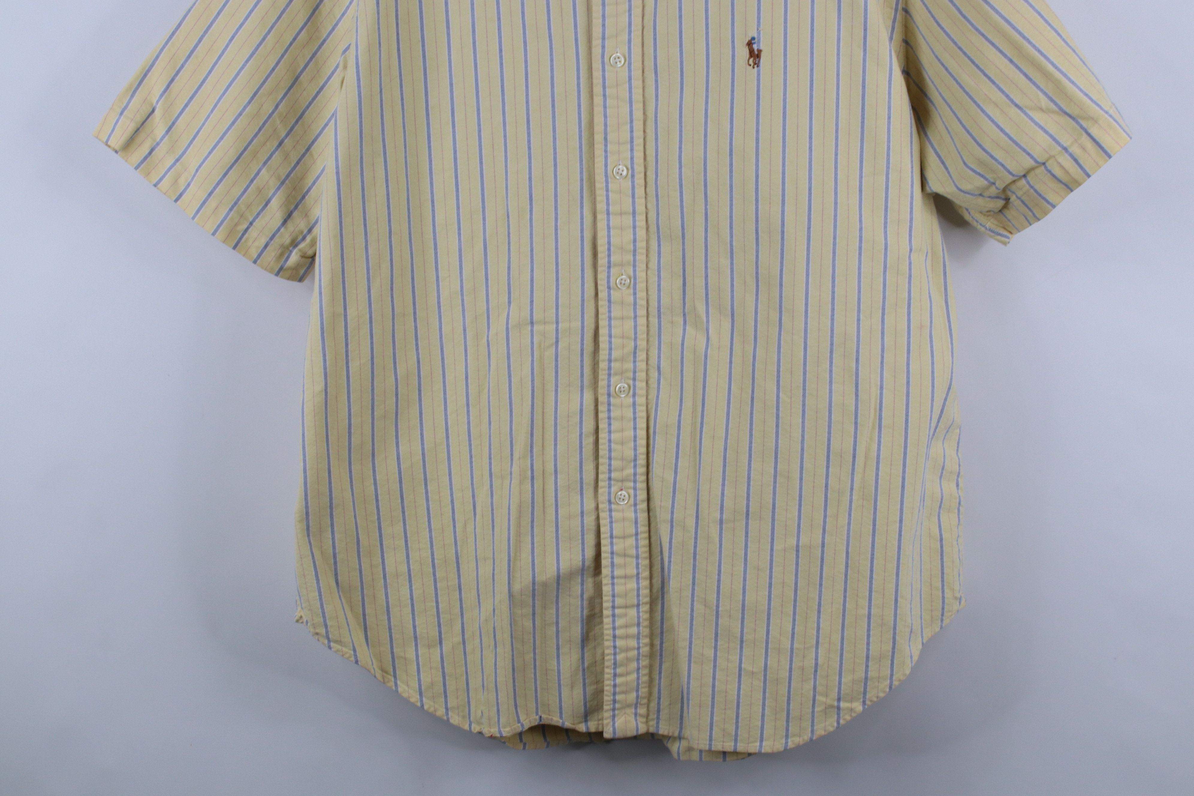 Polo Ralph Lauren Vintage 90s Ralph Lauren Short Sleeve Collared Button Shirt Size US XL / EU 56 / 4 - 3 Thumbnail