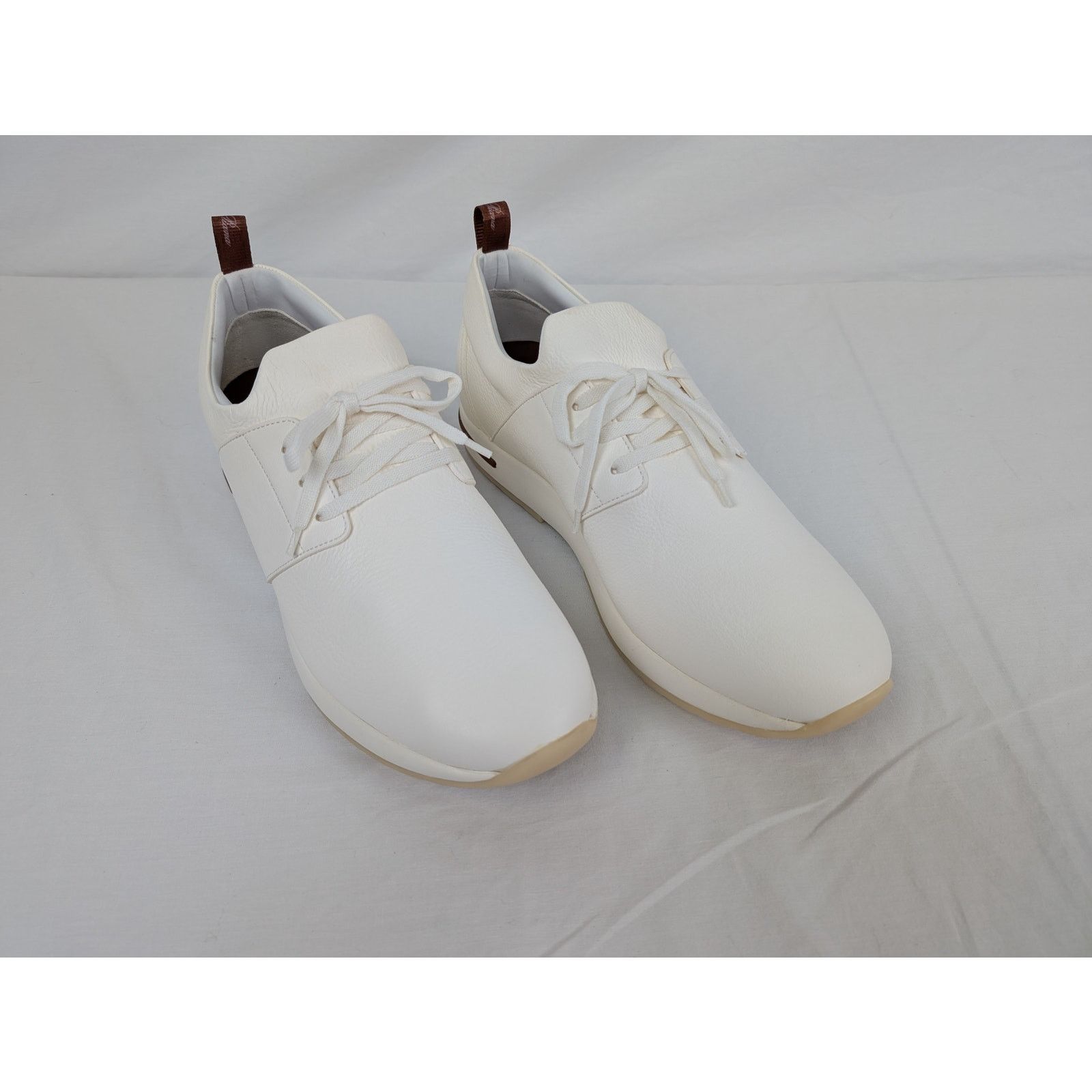 Loro Piana o1rshd1 360 LP Flexy Walk Man Metal Free Deer Sneakers White Size US 11 / EU 44 - 3 Thumbnail