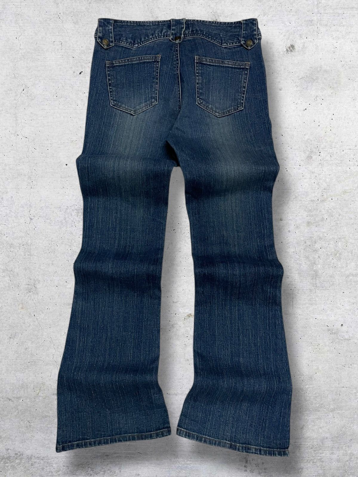 Tornado Mart VINTAGE JKG 1990S JAPAN DESIGNER OG RETRO COWBOY FLARE DENIM Size US 30 / EU 46 - 7 Thumbnail