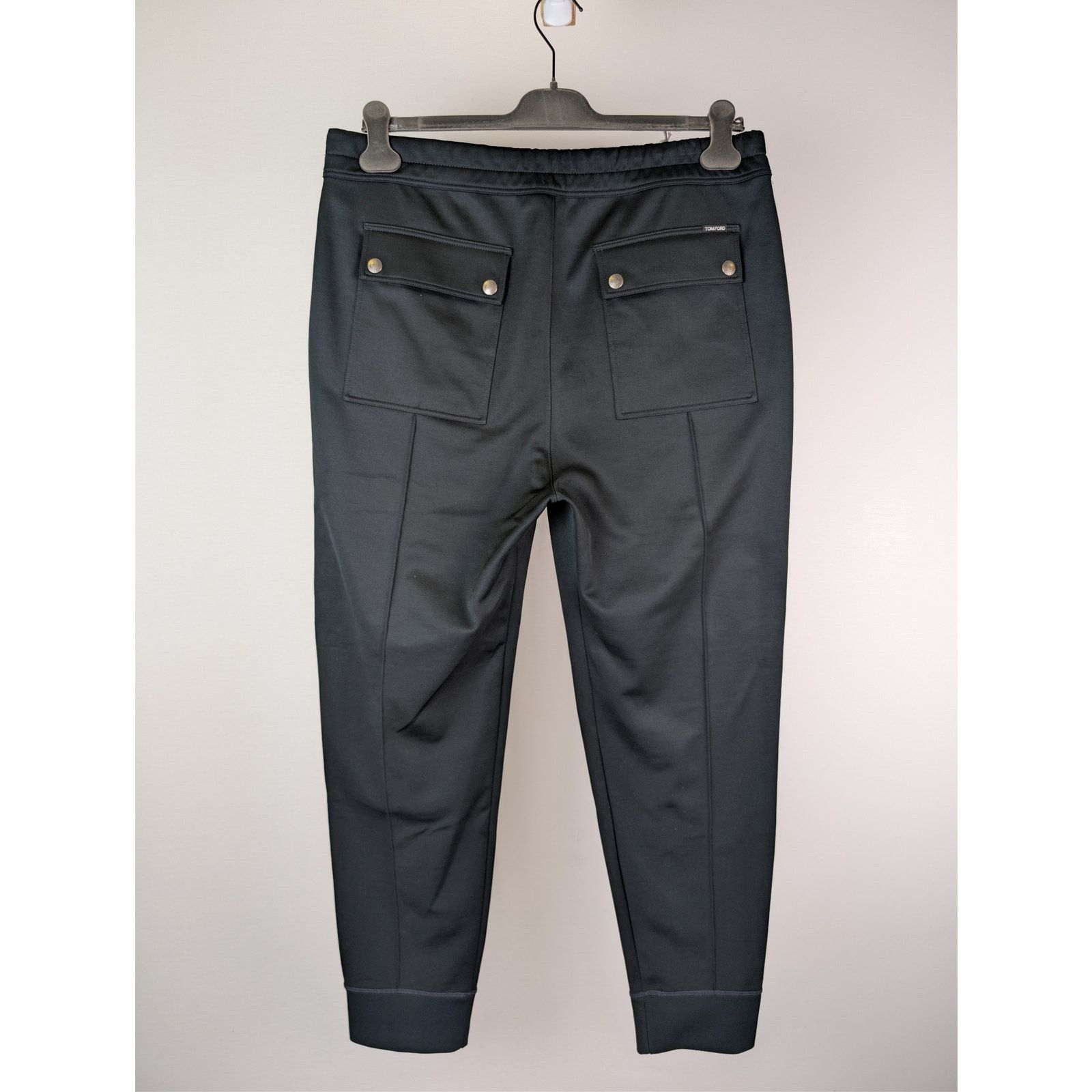 Tom Ford o1rshd1 Cut Sewn Technical Track Trousers Sweatpants Black Size US 38 / EU 54 - 10 Thumbnail