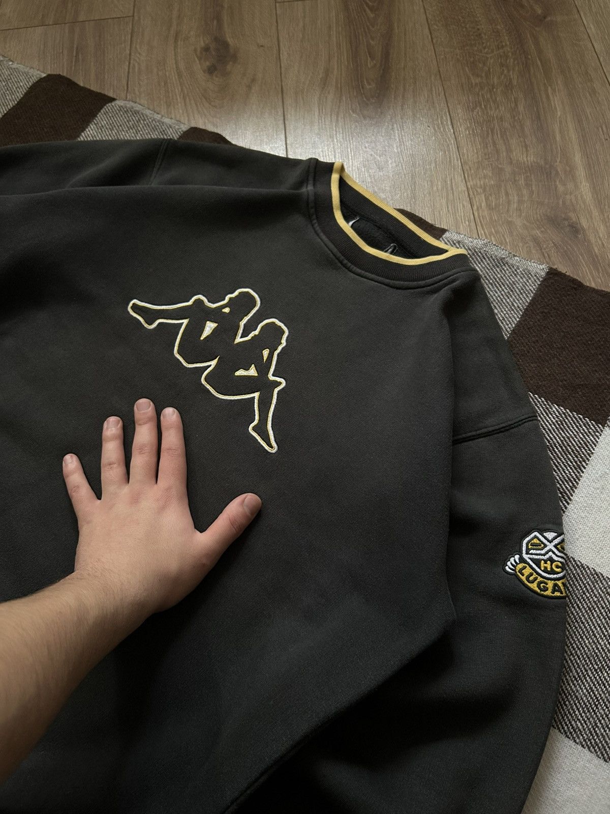 Kappa Vintage Kappa Lugano big logo soccer sweatshirt mens Size US L / EU 52-54 / 3 - 2 Thumbnail