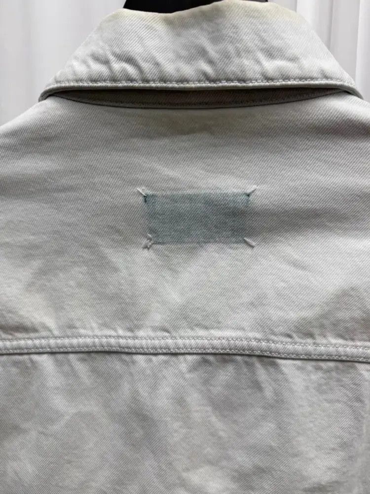 Maison Margiela Sz 52 Maison Margiela White Denim Jacket Size US L / EU 52-54 / 3 - 6 Thumbnail