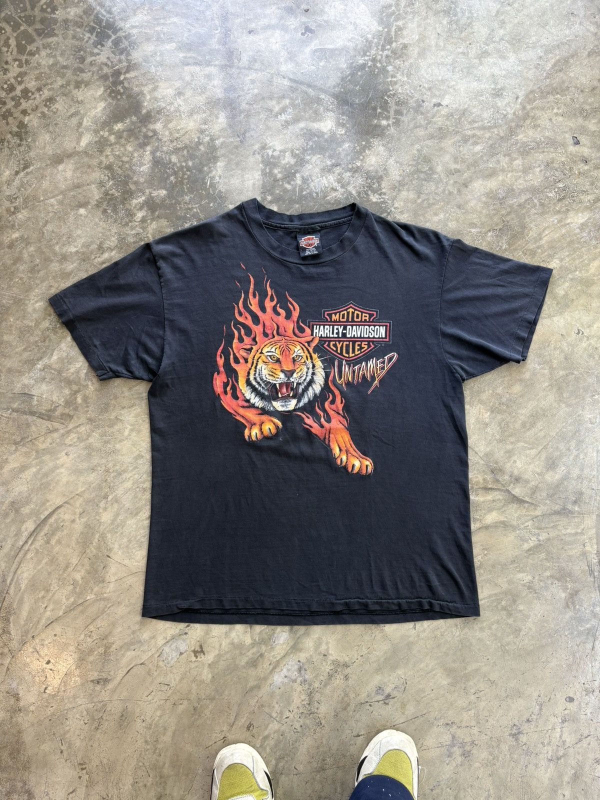 Harley Davidson 90’s Harley-Davidson Rare Size US L / EU 52-54 / 3 - 6 Thumbnail