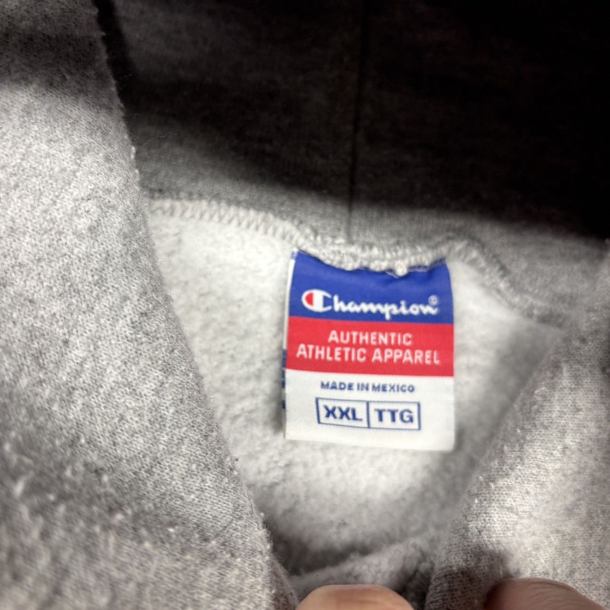 Champion × Vintage Vintage Gray Champion Hoodie Size US XXL / EU 58 / 5 - 5 Thumbnail