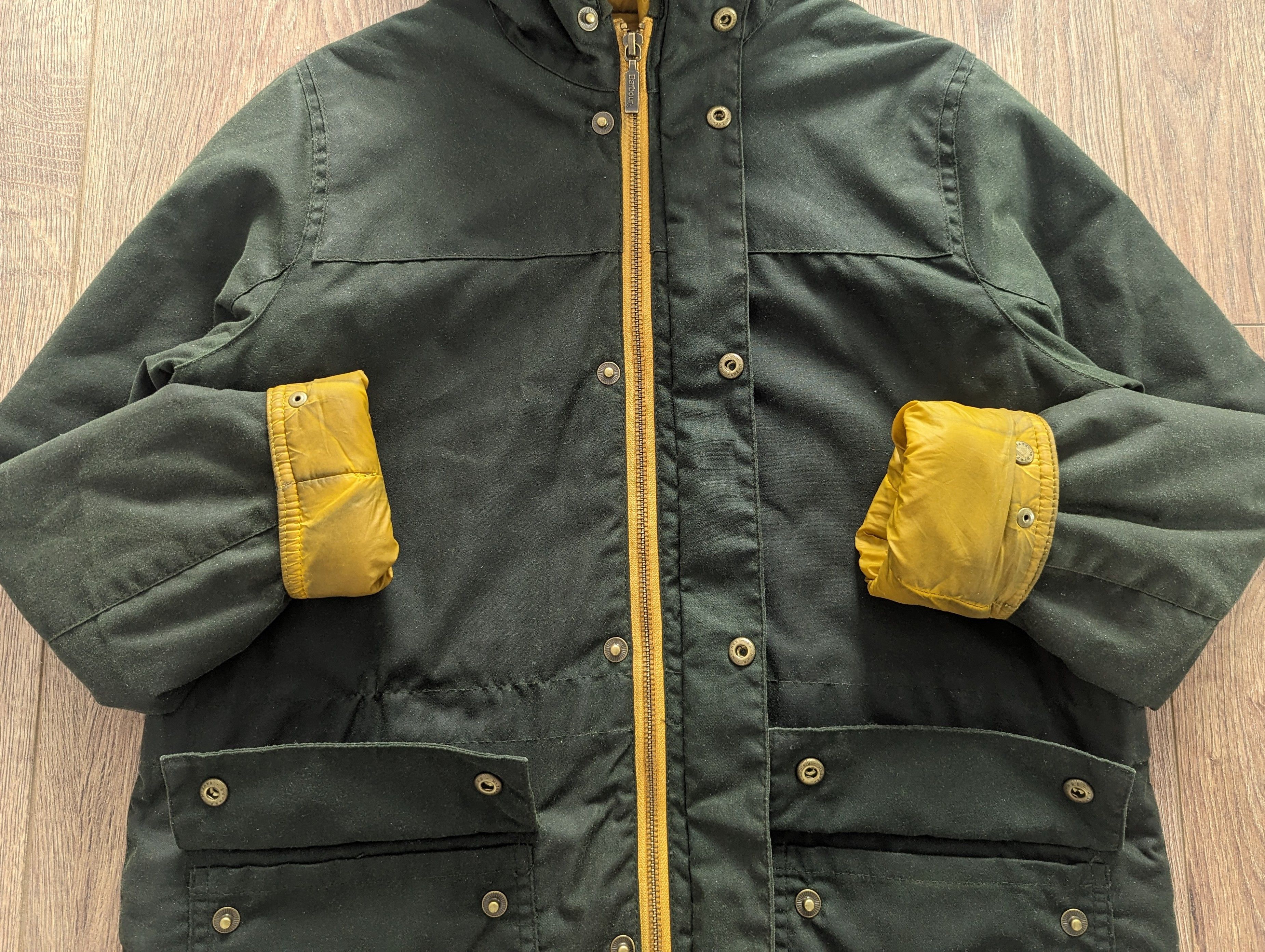 Barbour Barbour Boys Durham Wax Jacket Size XL Junior Waxed Cotton Size US XL / EU 56 / 4 - 9 Thumbnail