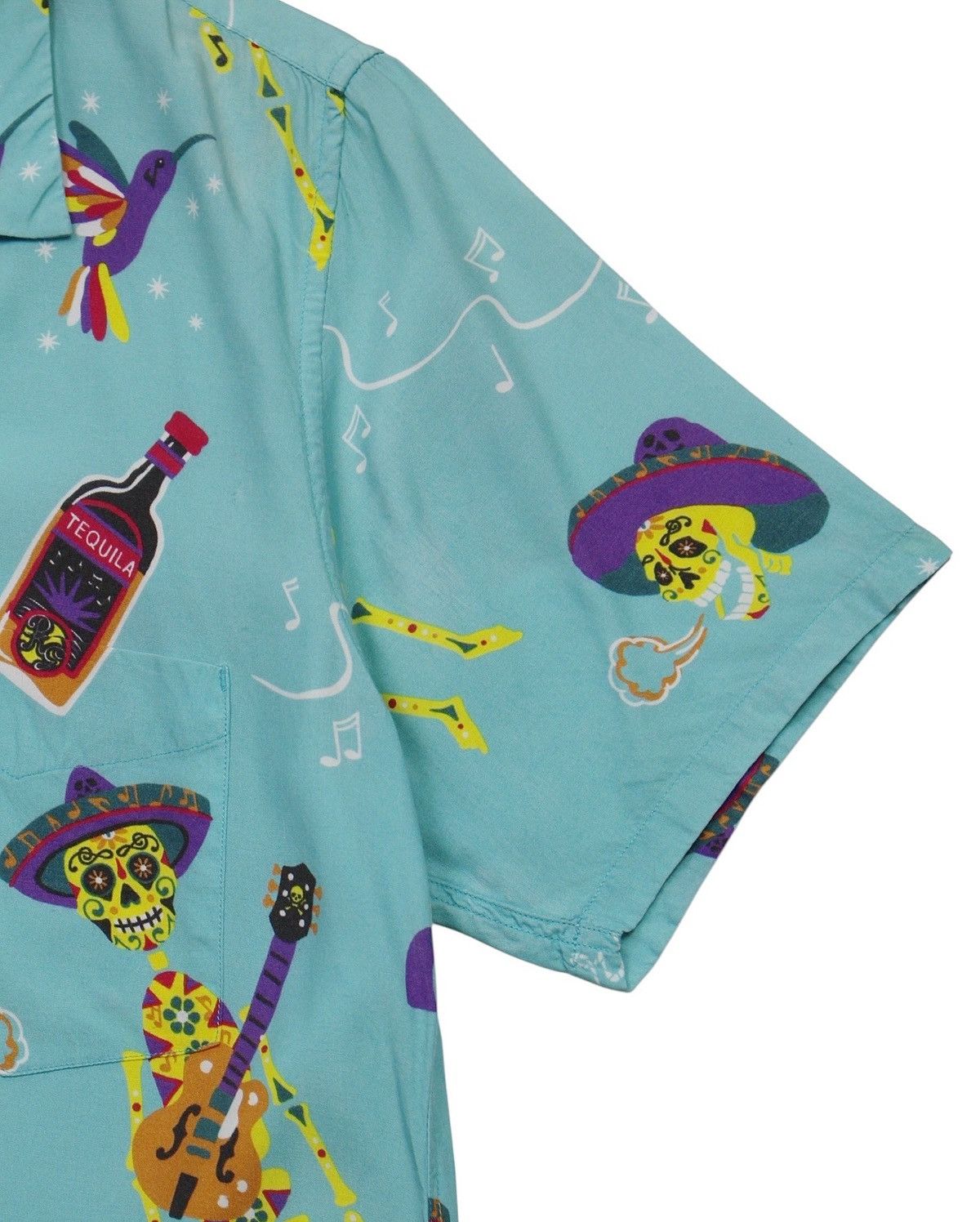 Hysteric Glamour SS2019 RUDE GALLERY TOKYO “TEQUILA SKULL” RAYON SHIRT Size US L / EU 52-54 / 3 - 4 Thumbnail