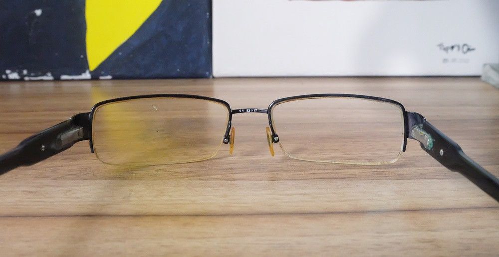 Emporio Armani Emporio Armani Half Rim Glasses Size ONE SIZE - 4 Thumbnail